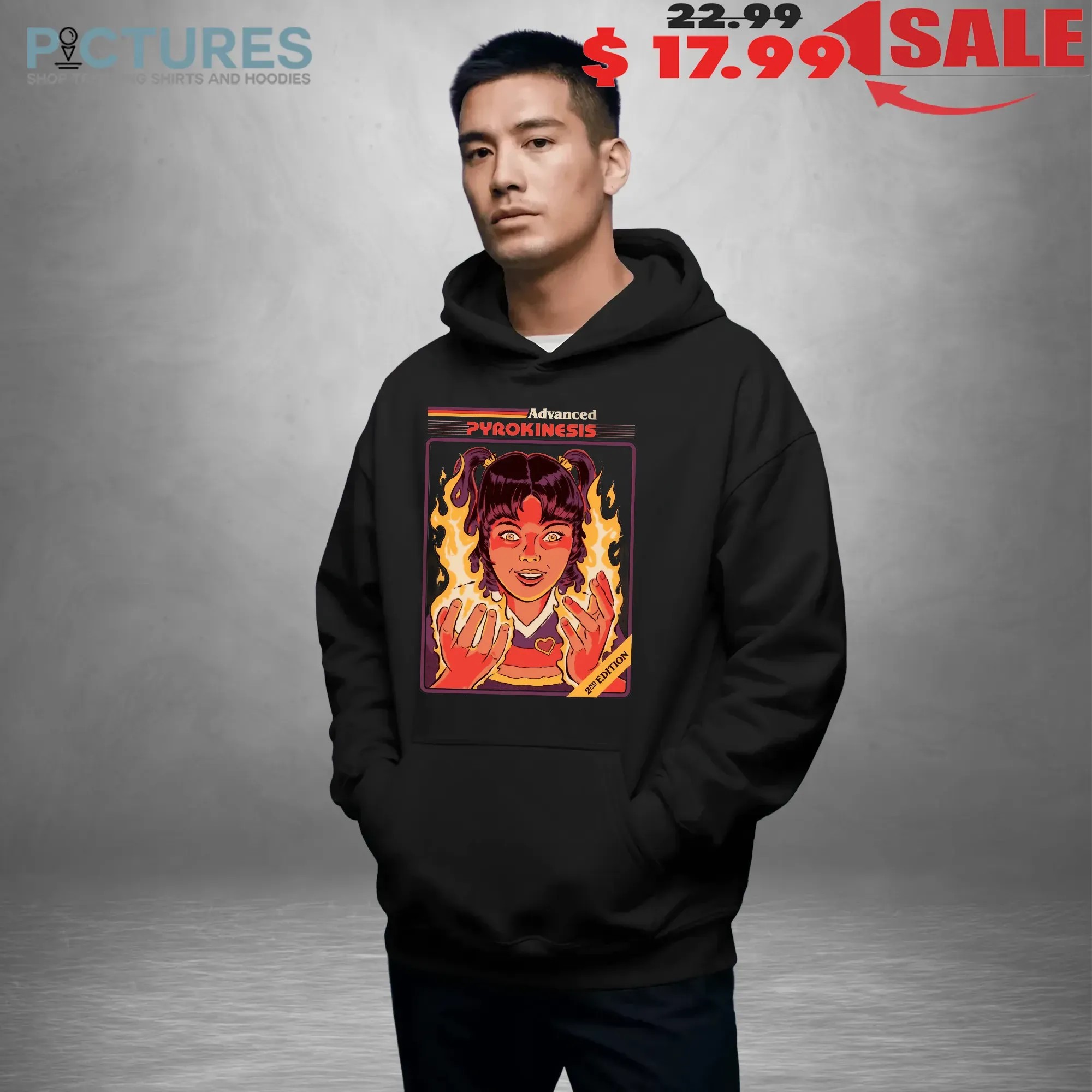 Advanced Pyrokinesis 2nd Edition Retro Vintage Psychic Fire Power T Shirt