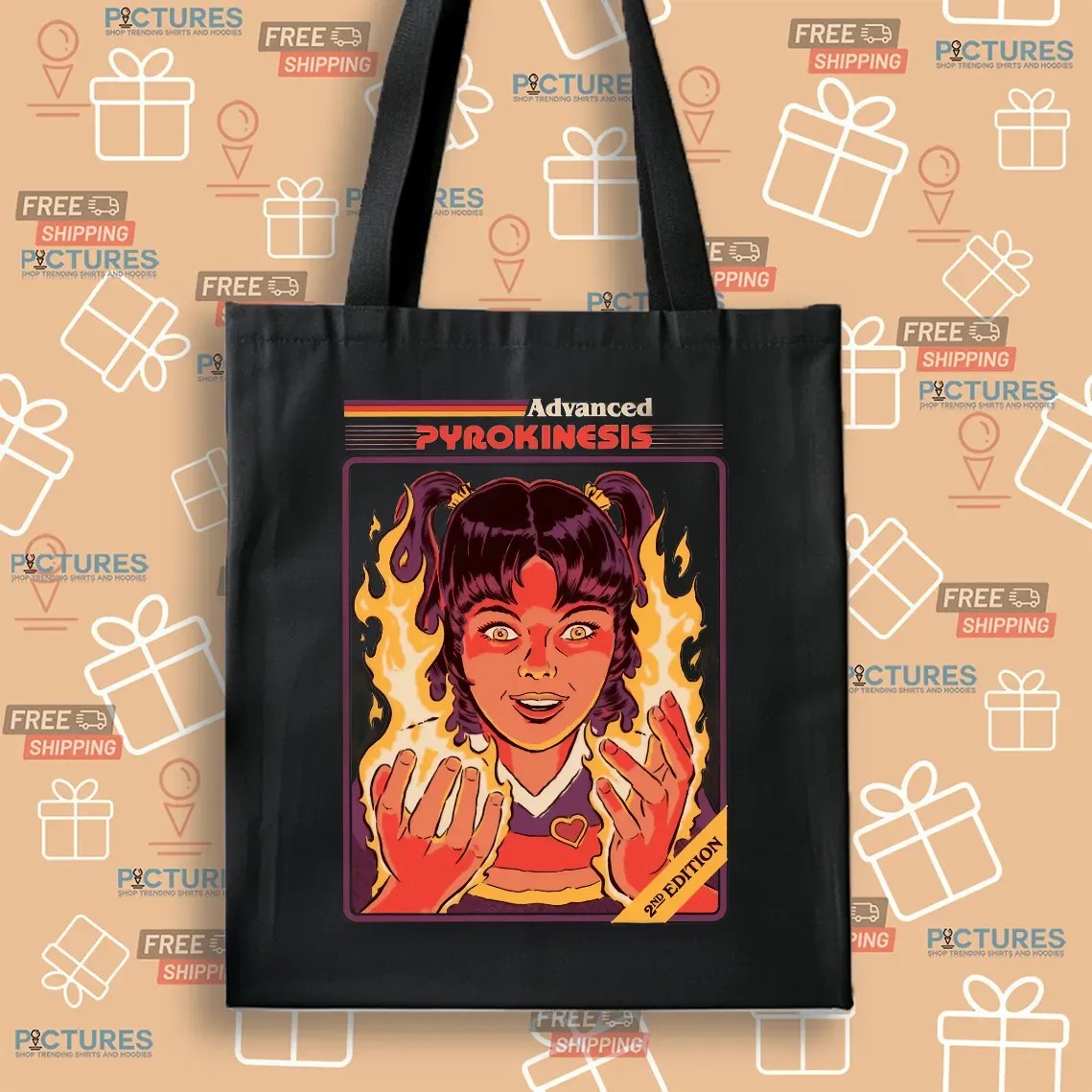 Advanced Pyrokinesis 2nd Edition Retro Vintage Psychic Fire Power T Shirt