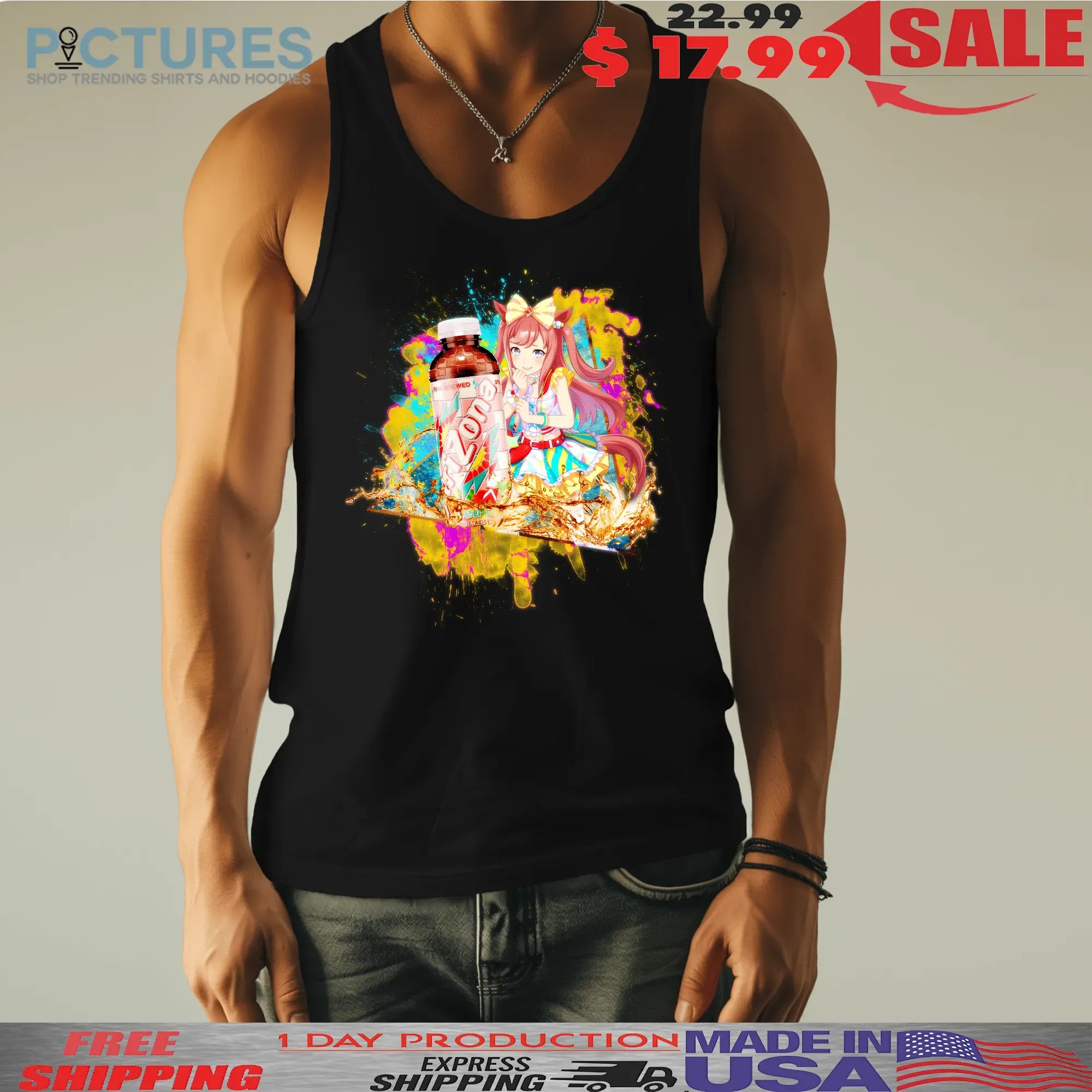 Agnes Digital Uma Musume Real Brewed Arizona Peach Iced Tea Anime Mashup T Shirt Agnes Digital Uma Musume Real Brewed Arizona Peach Iced Tea Anime Mashup T Shirt