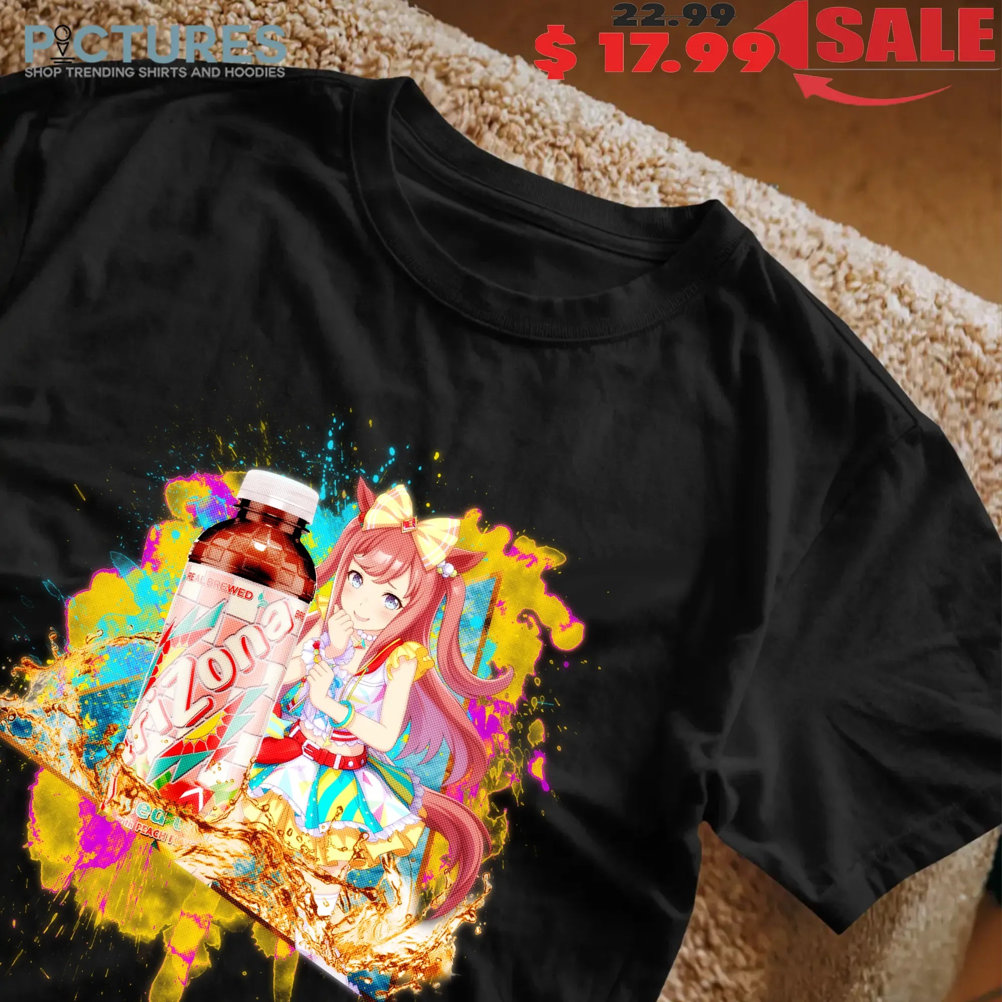 Agnes Digital Uma Musume Real Brewed Arizona Peach Iced Tea Anime Mashup T Shirt Agnes Digital Uma Musume Real Brewed Arizona Peach Iced Tea Anime Mashup T Shirt