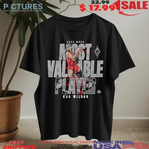 A’ja Wilson Las Vegas Aces 2025 WNBA MVP Most Valuable Player T Shirt