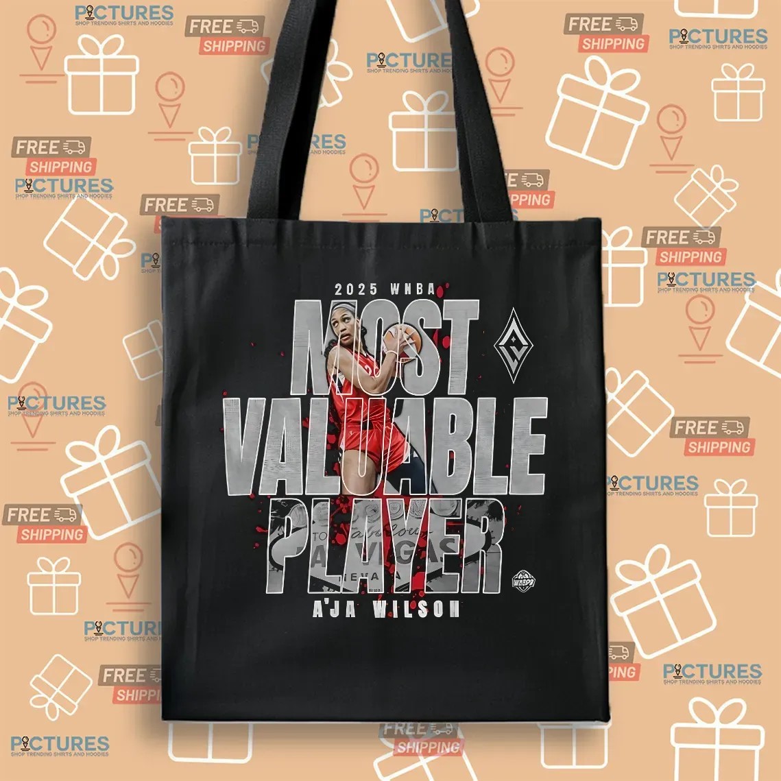 A’ja Wilson Las Vegas Aces 2025 WNBA MVP Most Valuable Player T Shirt