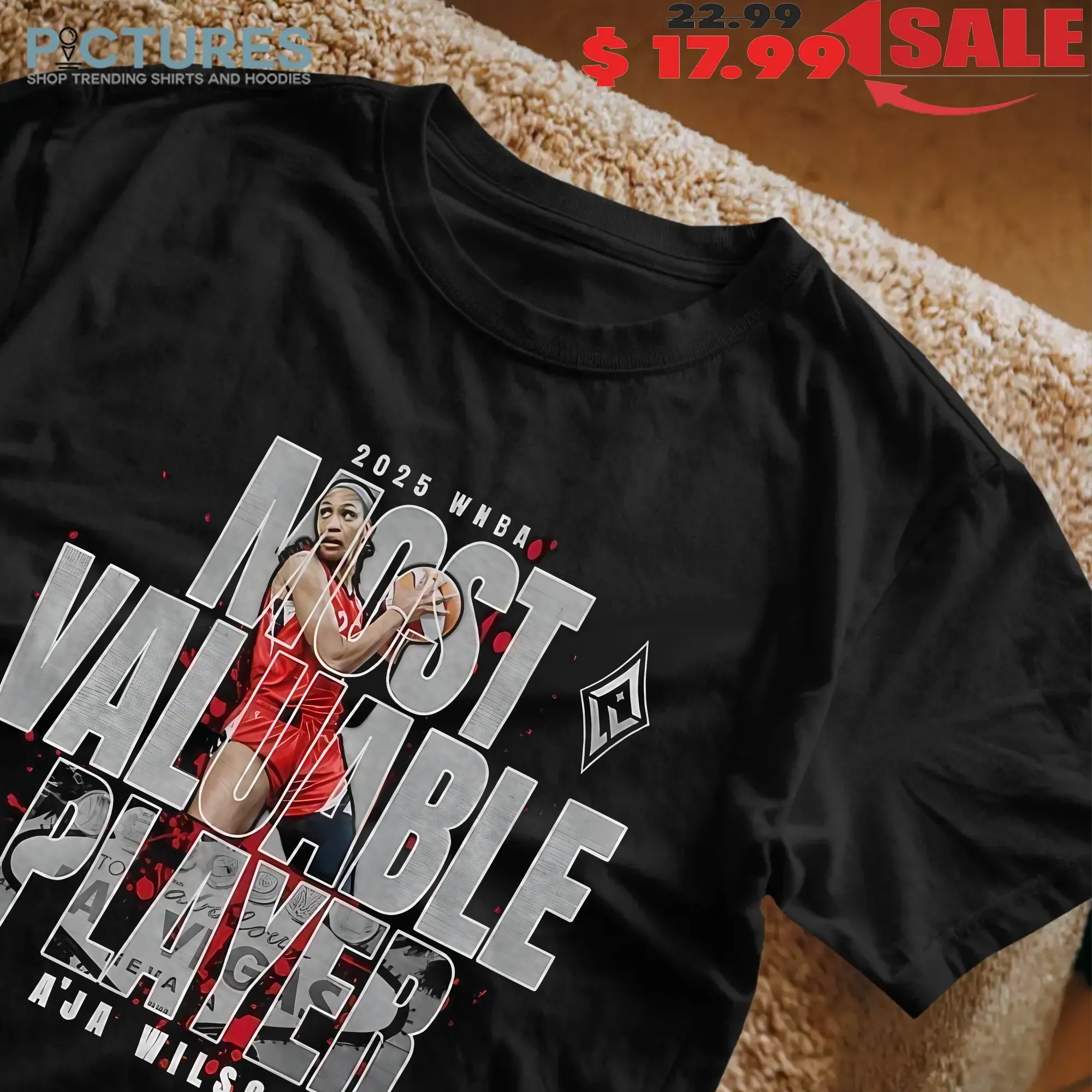 A’ja Wilson Las Vegas Aces 2025 WNBA MVP Most Valuable Player T Shirt