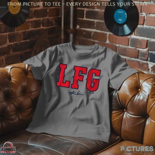 Alex Cora LFG Boston Red Sox Signature T Shirt