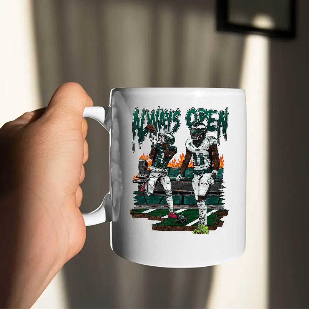 Always Open Jalen Hurts Aj Brown Philadelphia Eagles Graphic T Shirt
