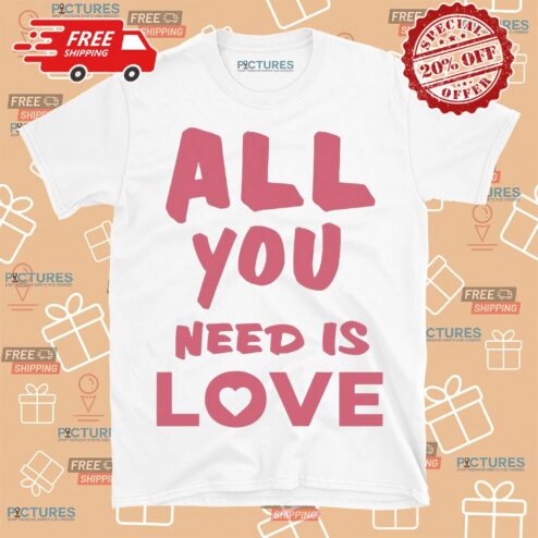 Amanda Knox Wearing All You Need Is Love T Shirt