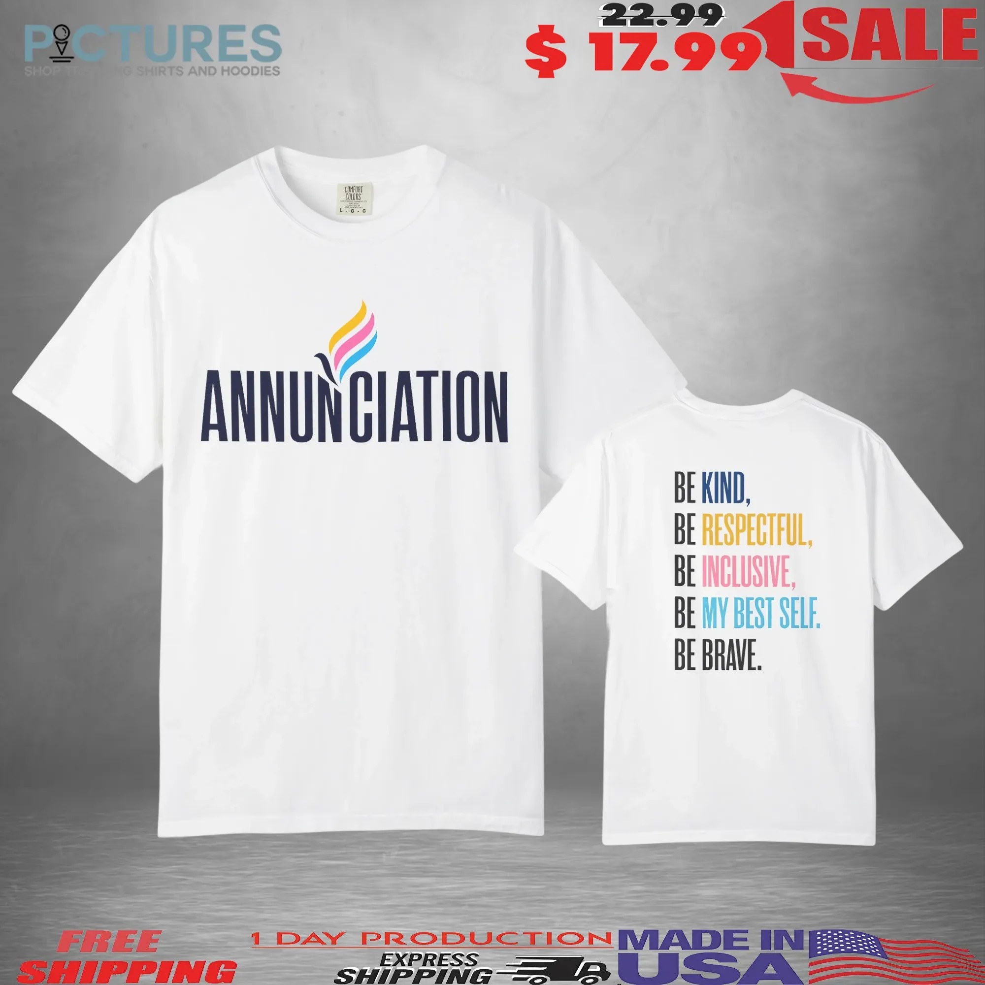 Annunciation Catholic Church Shooting Minnesota Vikings Be Kind Be Brave T Shirt