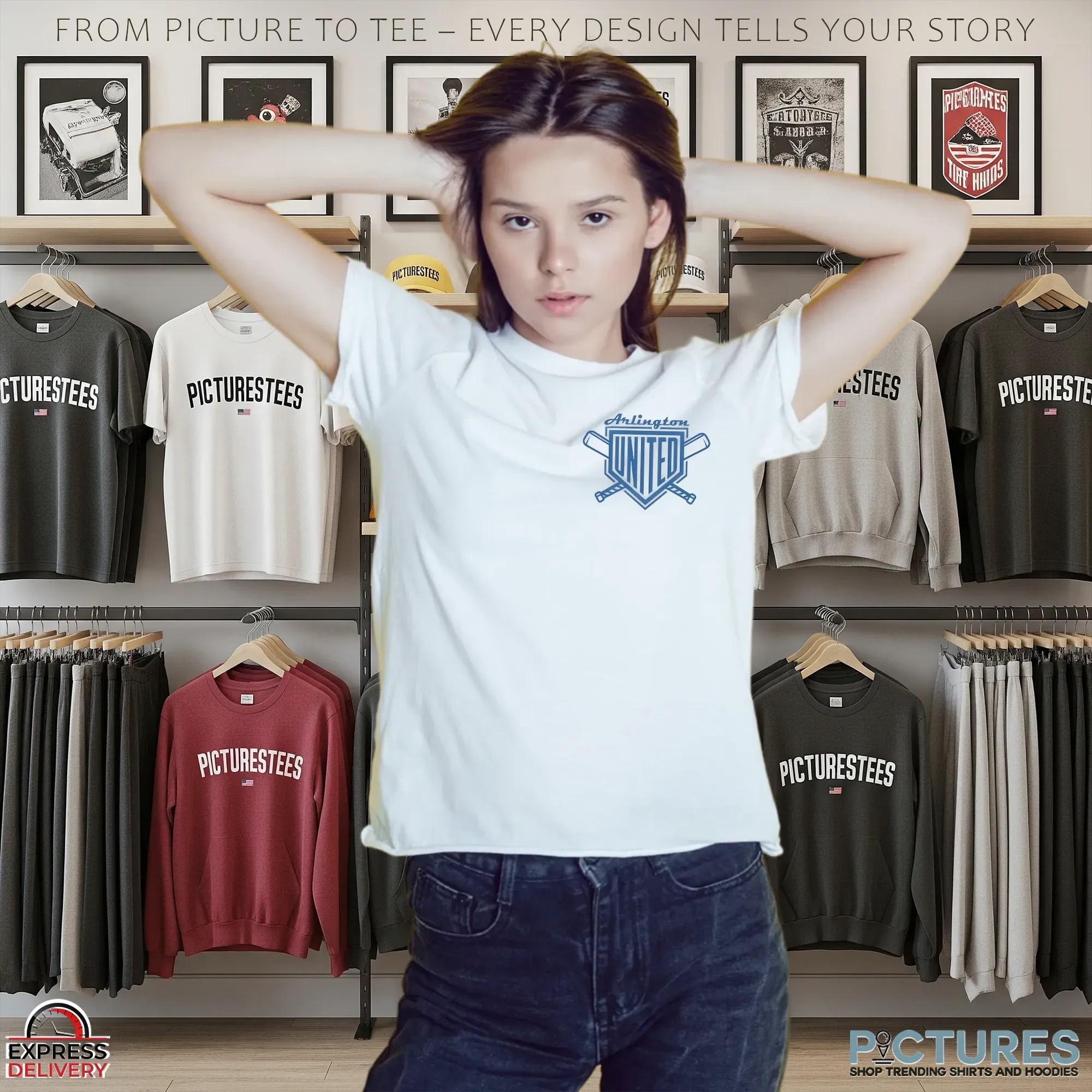 Arlington United Logo T Shirt