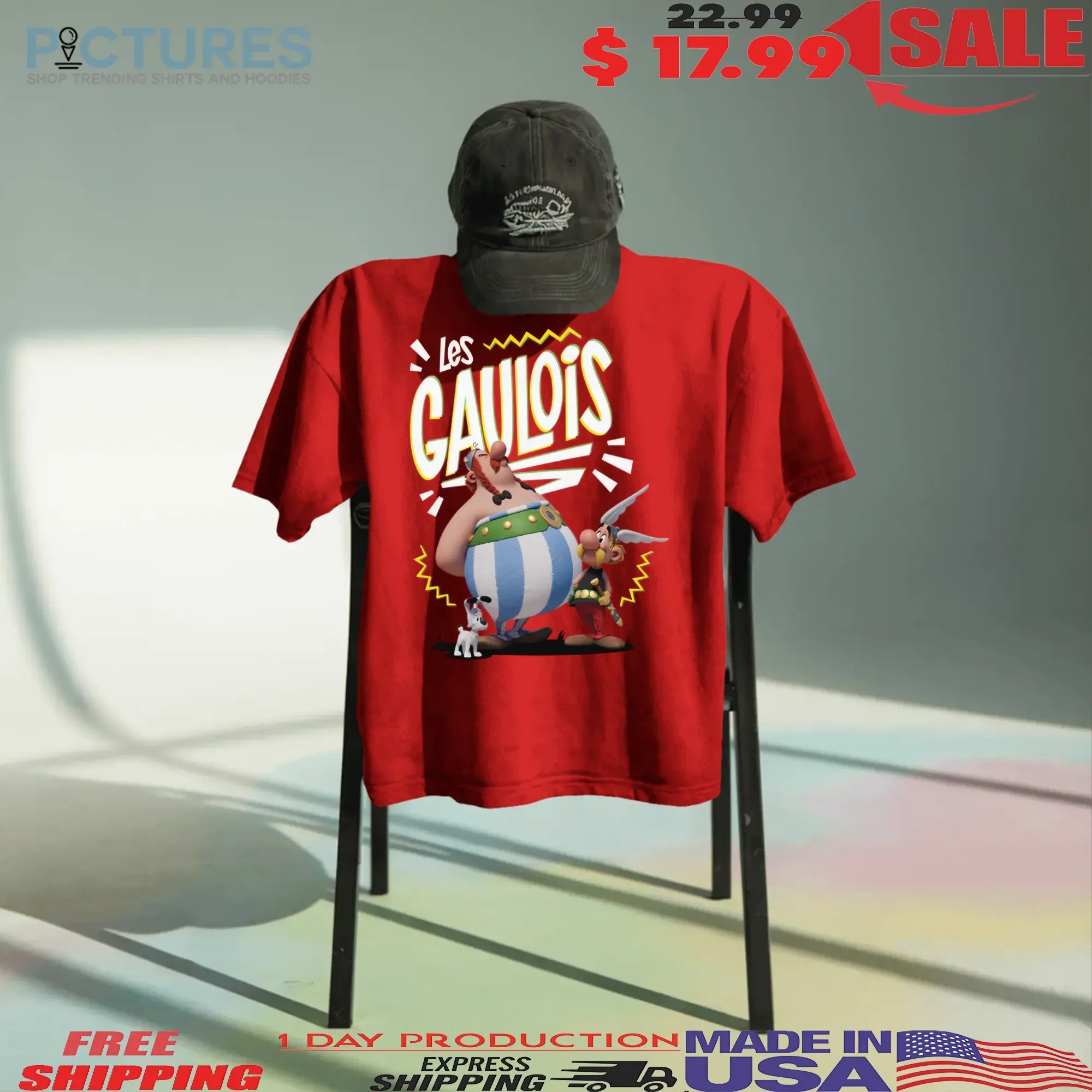 Astérix and Obélix Les Gaulois T Shirt