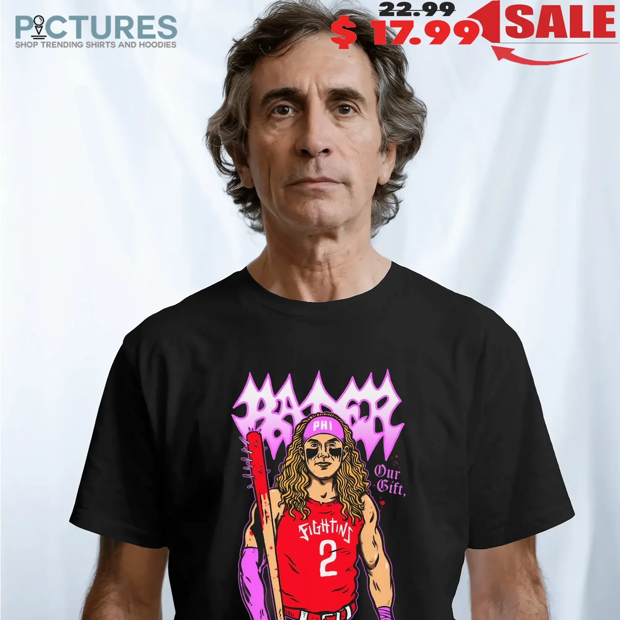 Bader Phillies Red October Philly Our Gift Pour Curse T Shirt