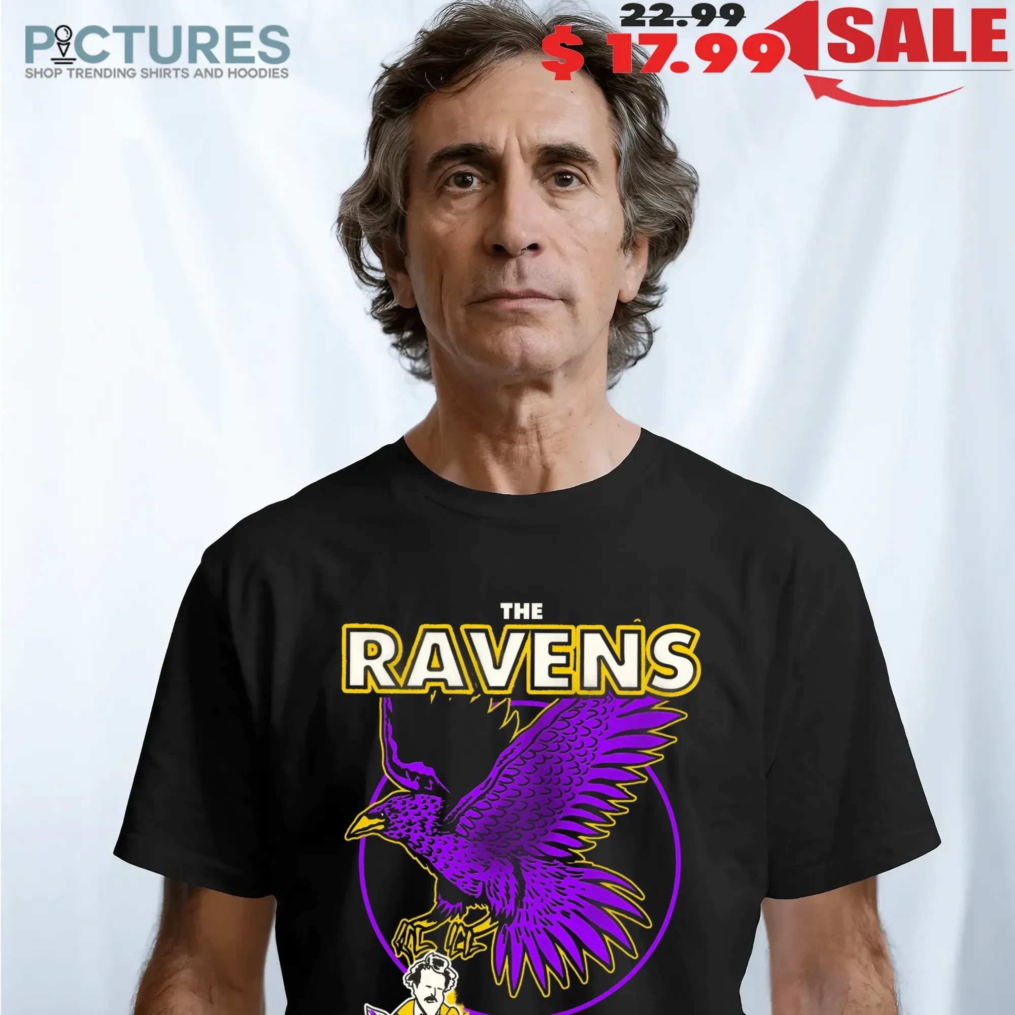 Baltimore Ravens Parody The Much Anticipated Sequel by Edgar Allen Poe Football Fan T Shirt Baltimore Ravens Parody The Much Anticipated Sequel by Edgar Allen Poe Football Fan T Shirt