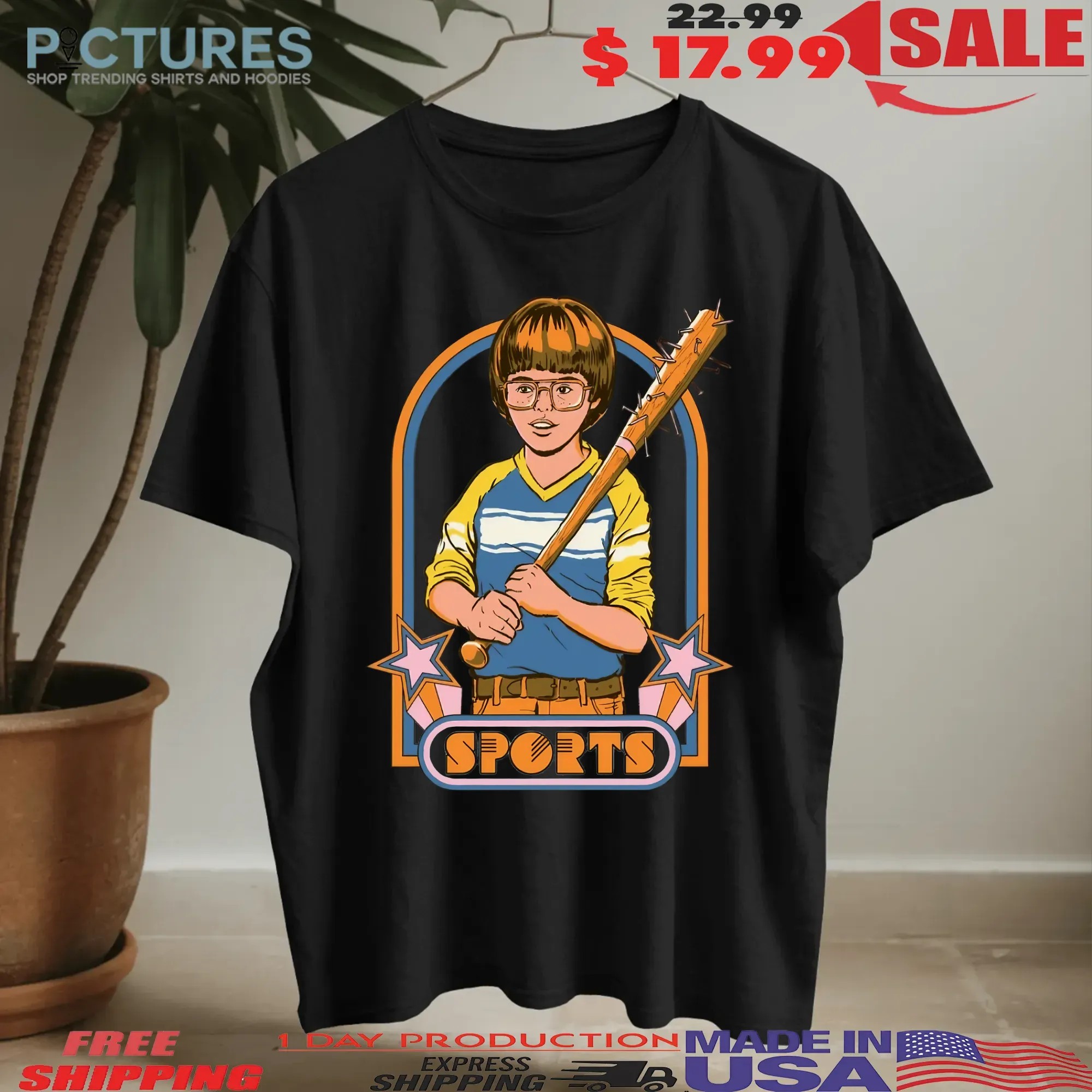 Baseball Extreme Sport T Shirt