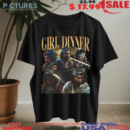 Ben Starr Wearing Verso Girl Dinner Vintage Bootleg T Shirt