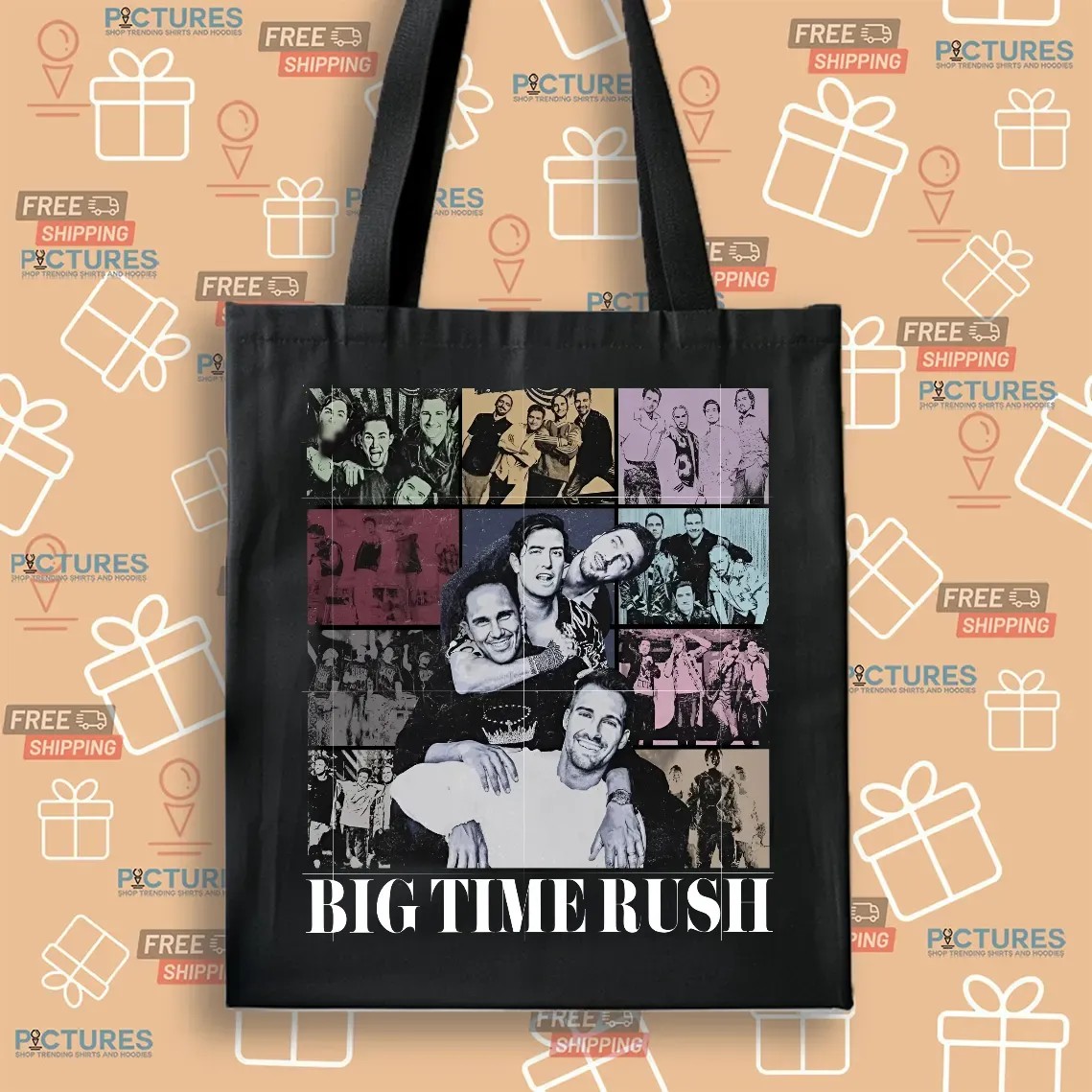 Big Time Rush Boy Band The Eras Tour Parody T Shirt