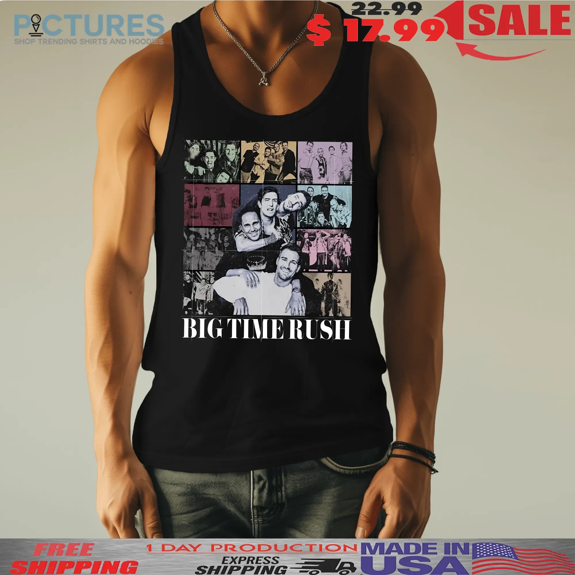 Big Time Rush Boy Band The Eras Tour Parody T Shirt