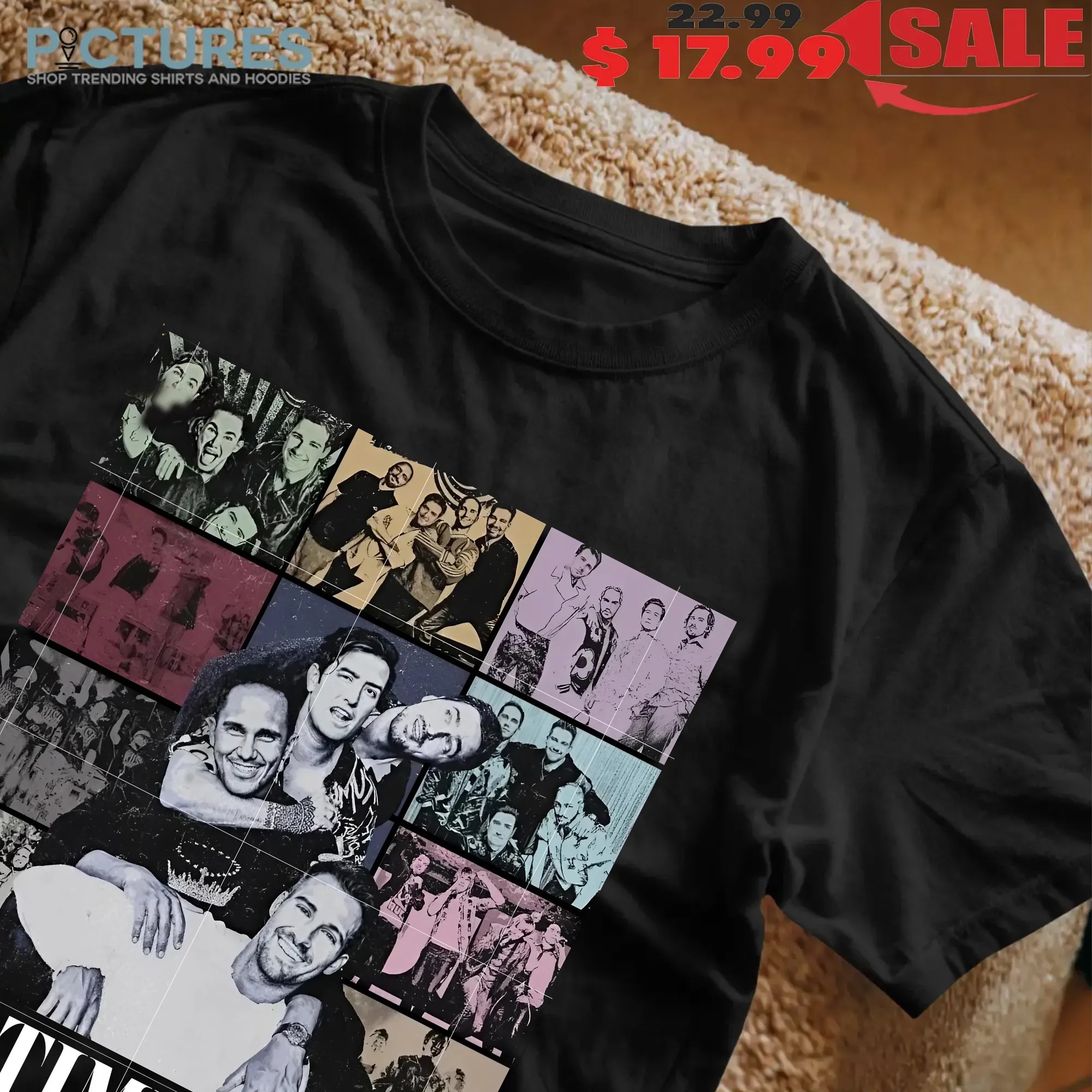 Big Time Rush Boy Band The Eras Tour Parody T Shirt