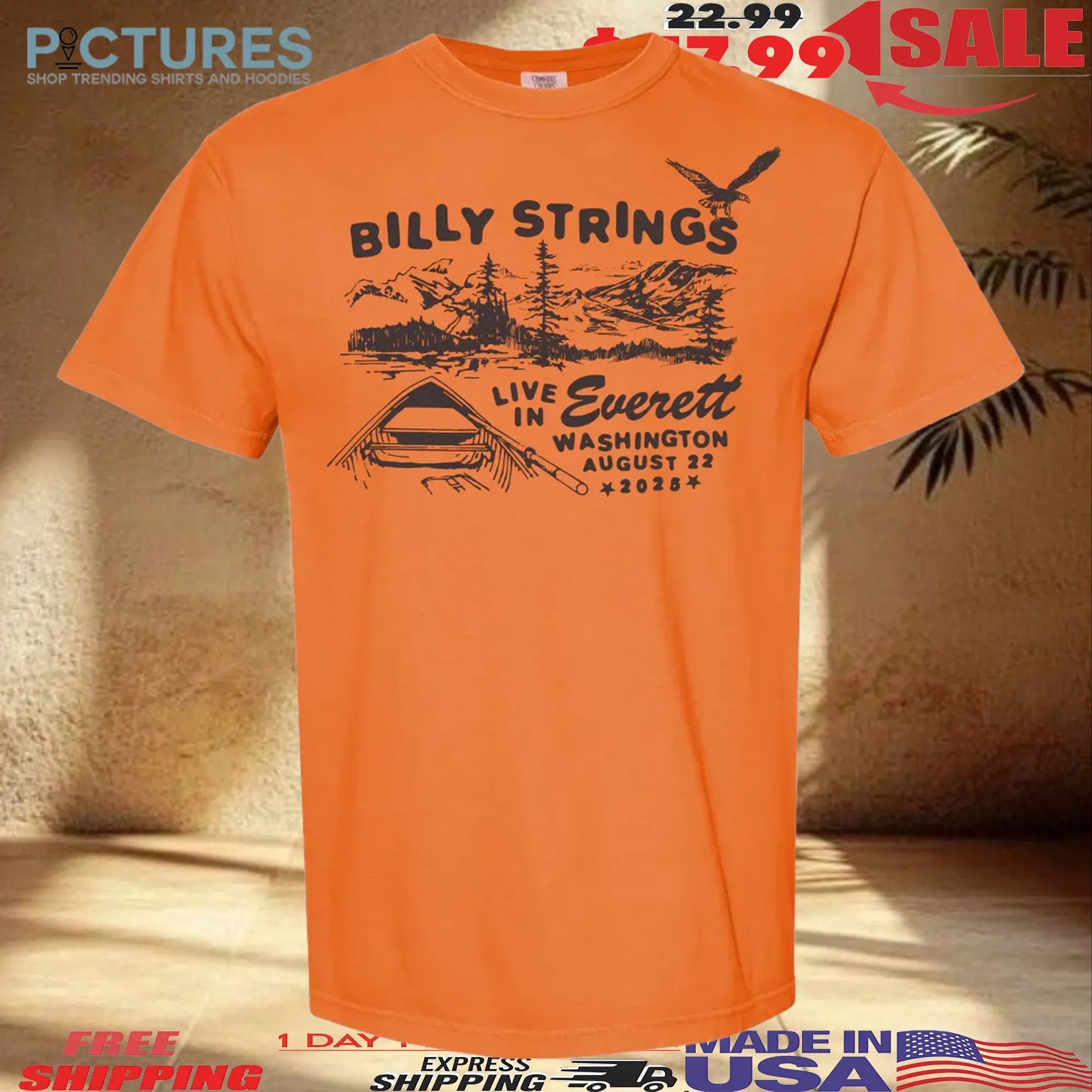 Billy Strings Live In Everett Washington 2025 T Shirt