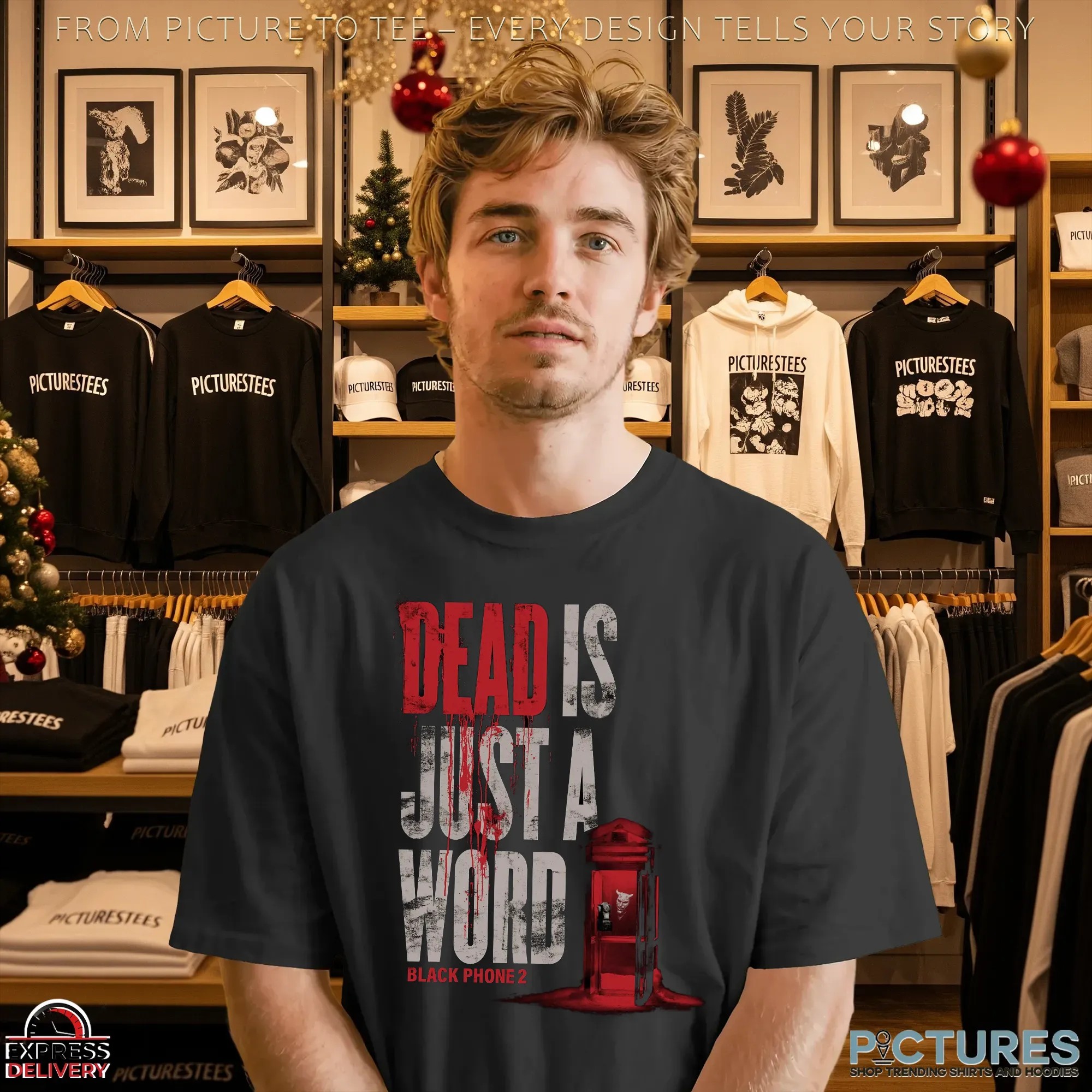 Black Phone 2 Dead Is Just A Word Horror Halloween T Shirt