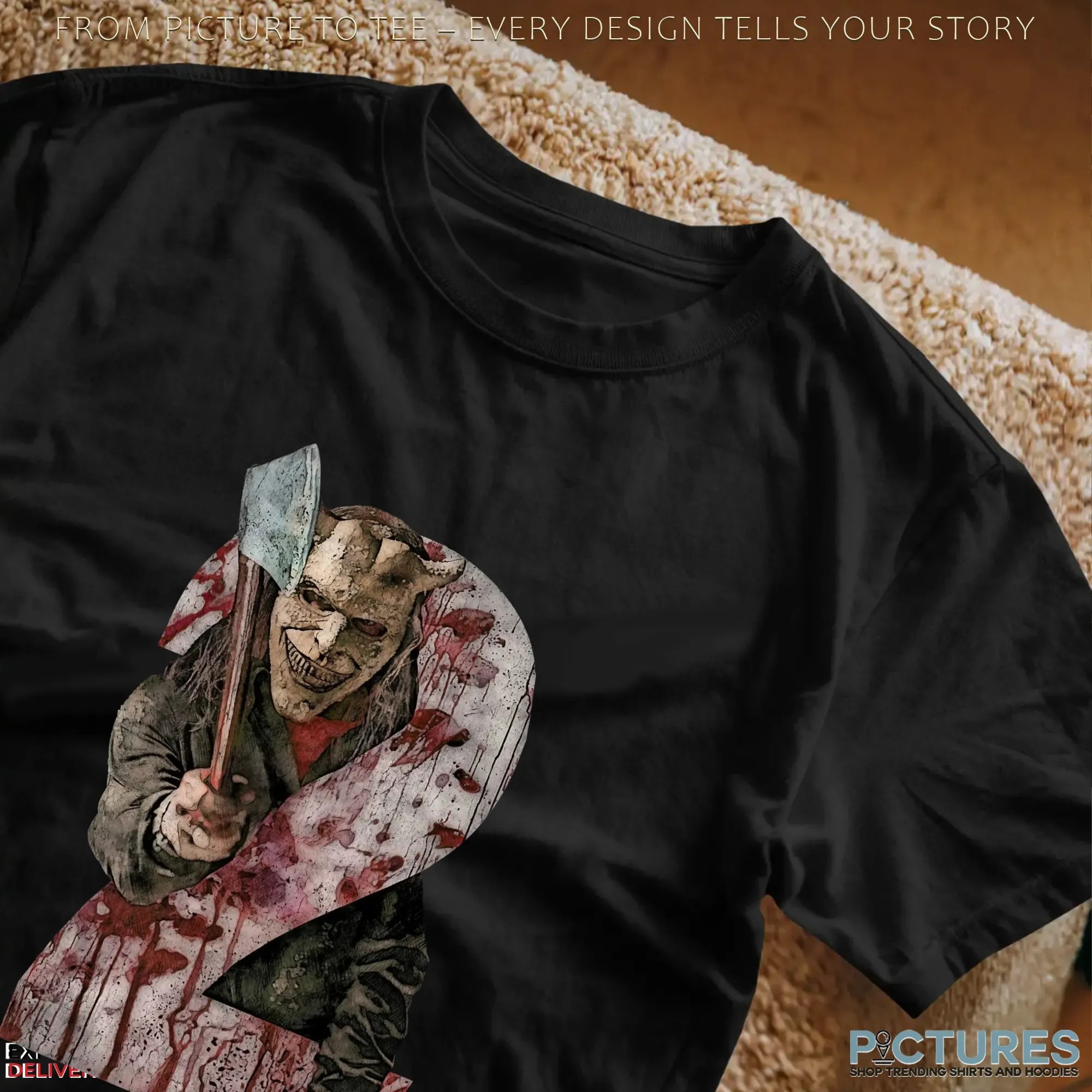 Black Phone 2 He's Here Axe Horror Halloween T Shirt
