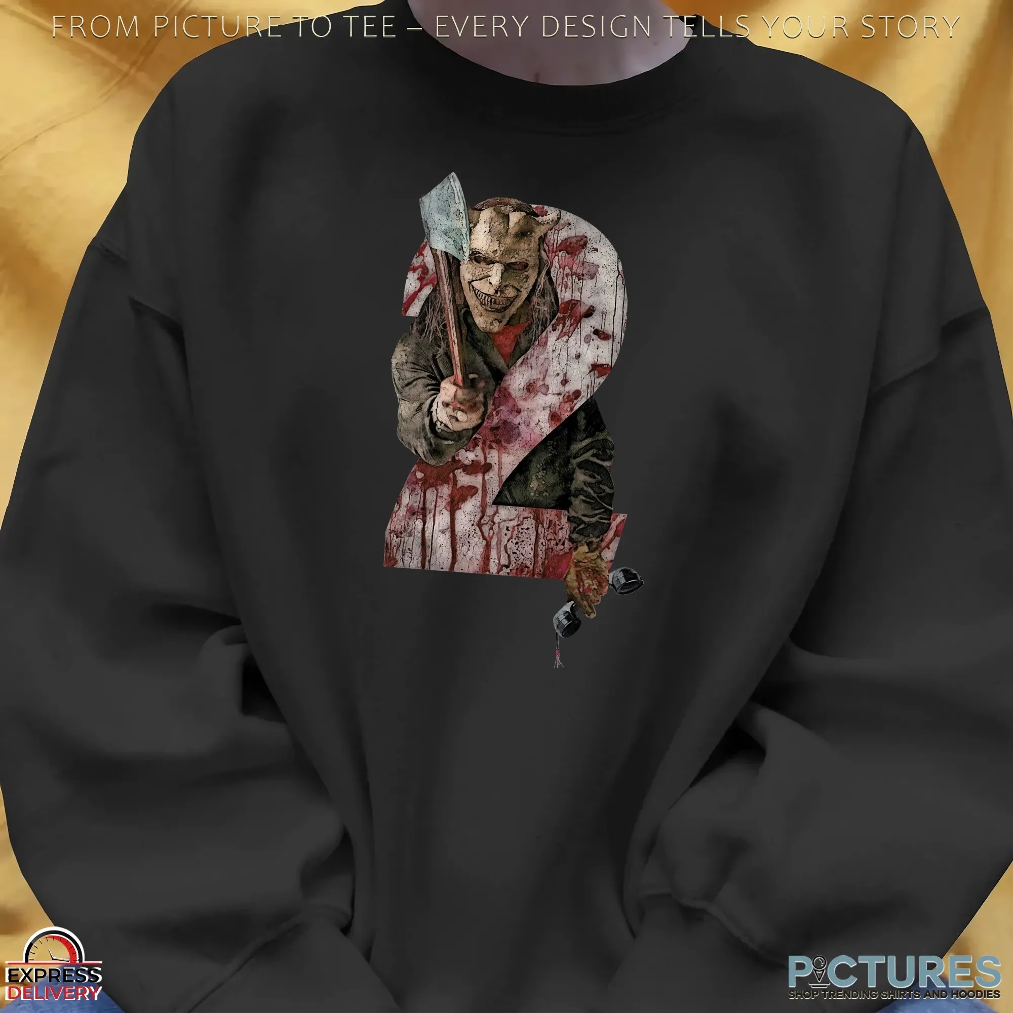 Black Phone 2 He's Here Axe Horror Halloween T Shirt