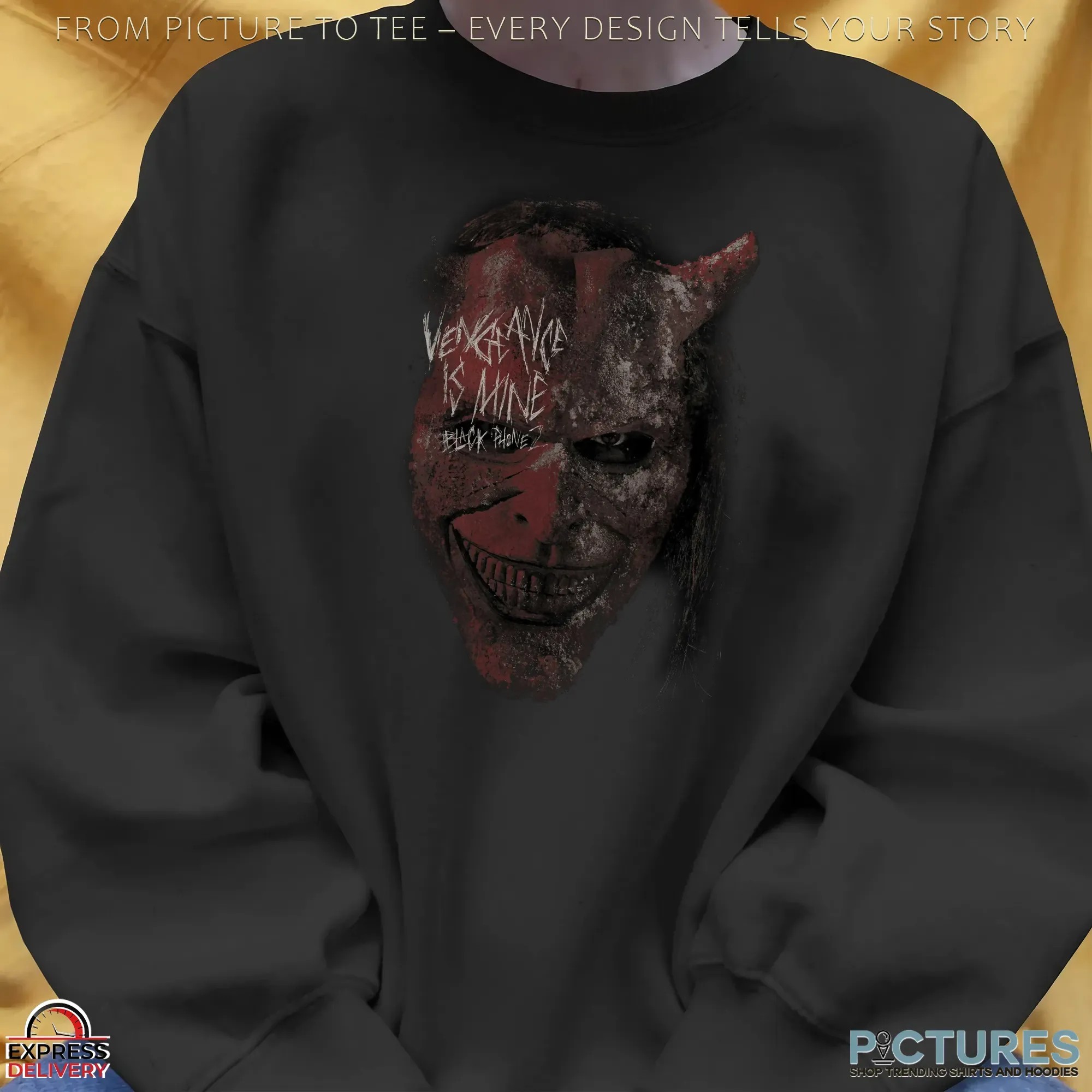 Black Phone 2 Vengeance Is Mine Mask Horror Halloween T Shirt
