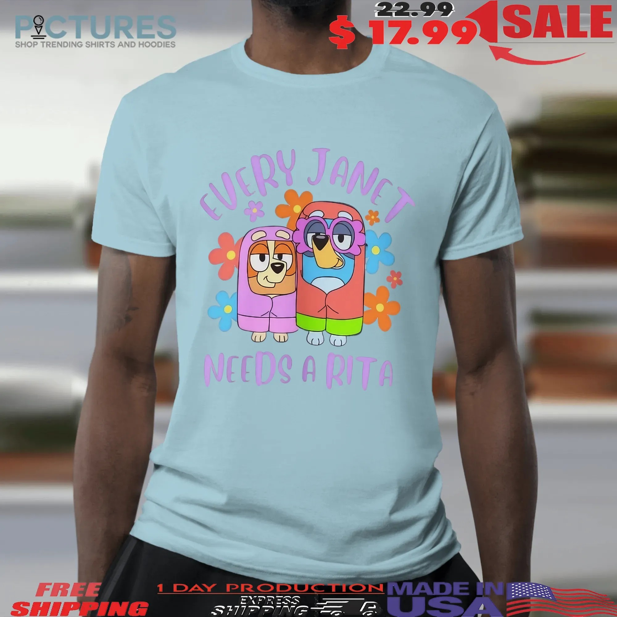 Bluey Every Janet Needs A Rita T Shirt