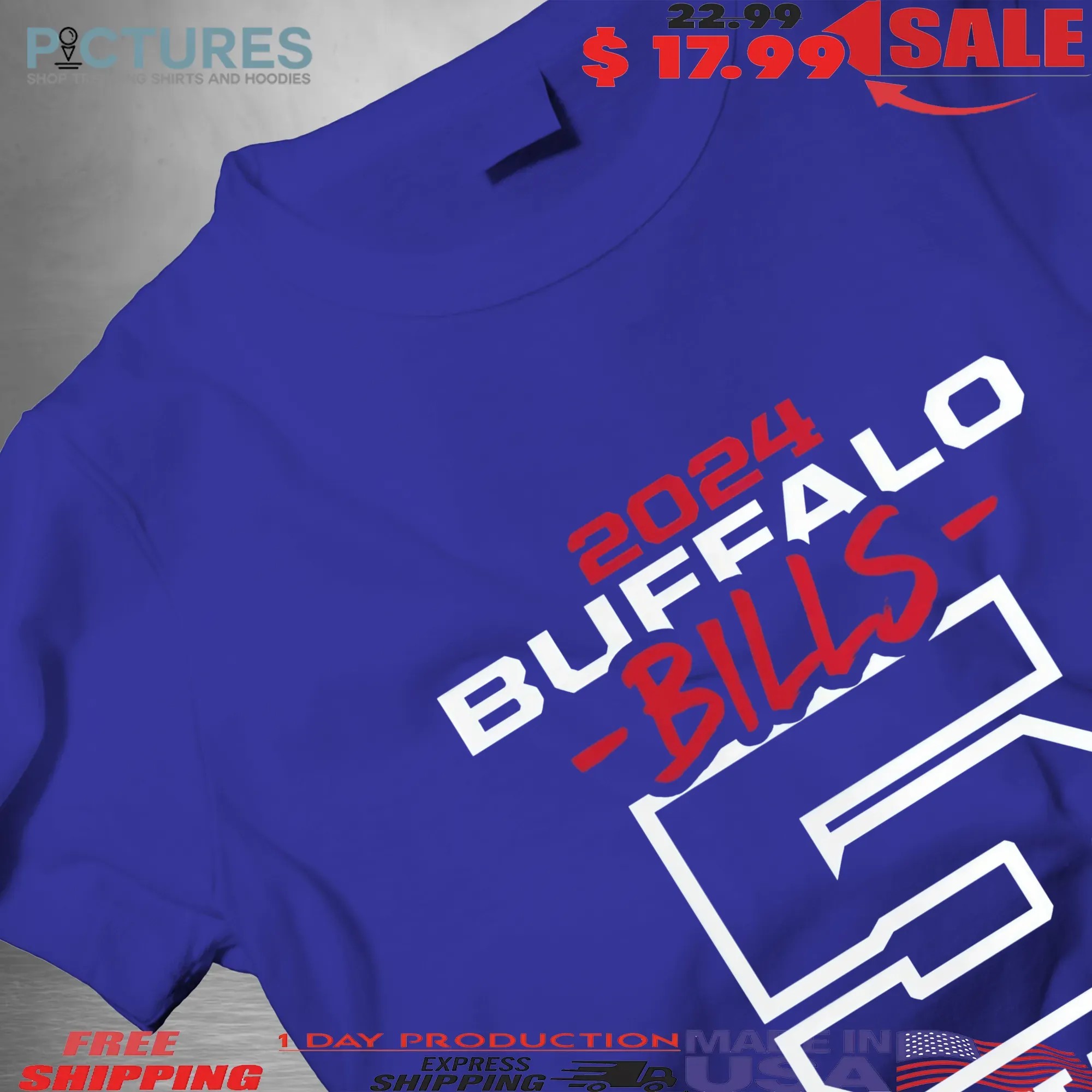 Buffalo Bills Fanatics Royal Five-Straight AFC East Division Champions T Shirt