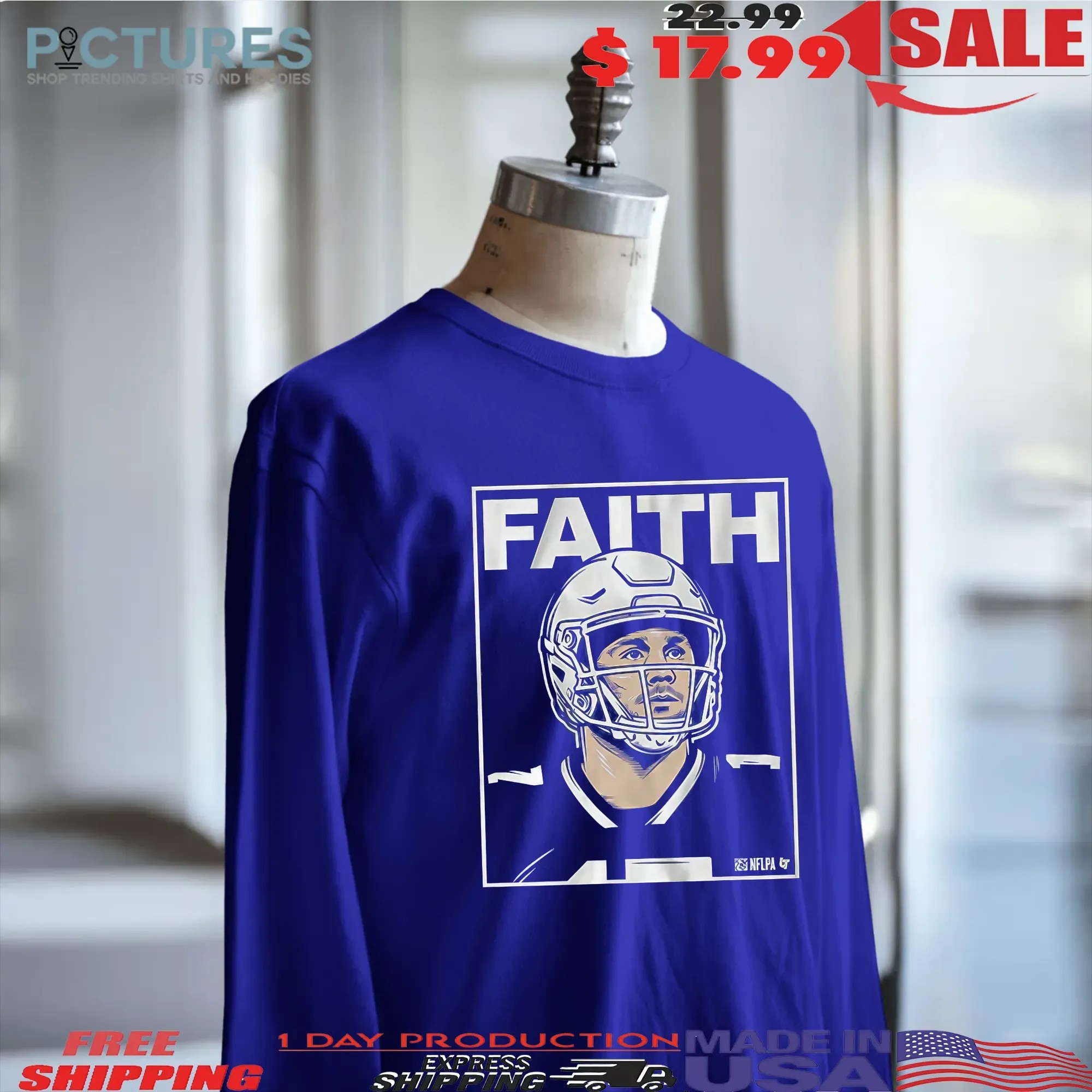 Buffalo Bills Josh Allen Faith T Shirt