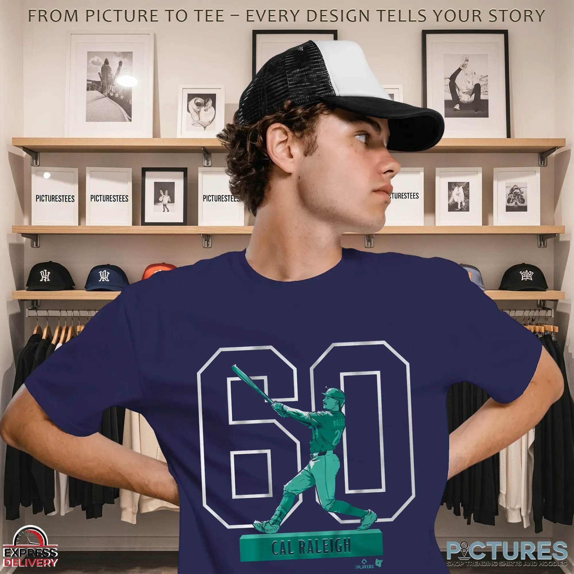 Cal Raleigh Historic Home Run Season 2025 T Shirt