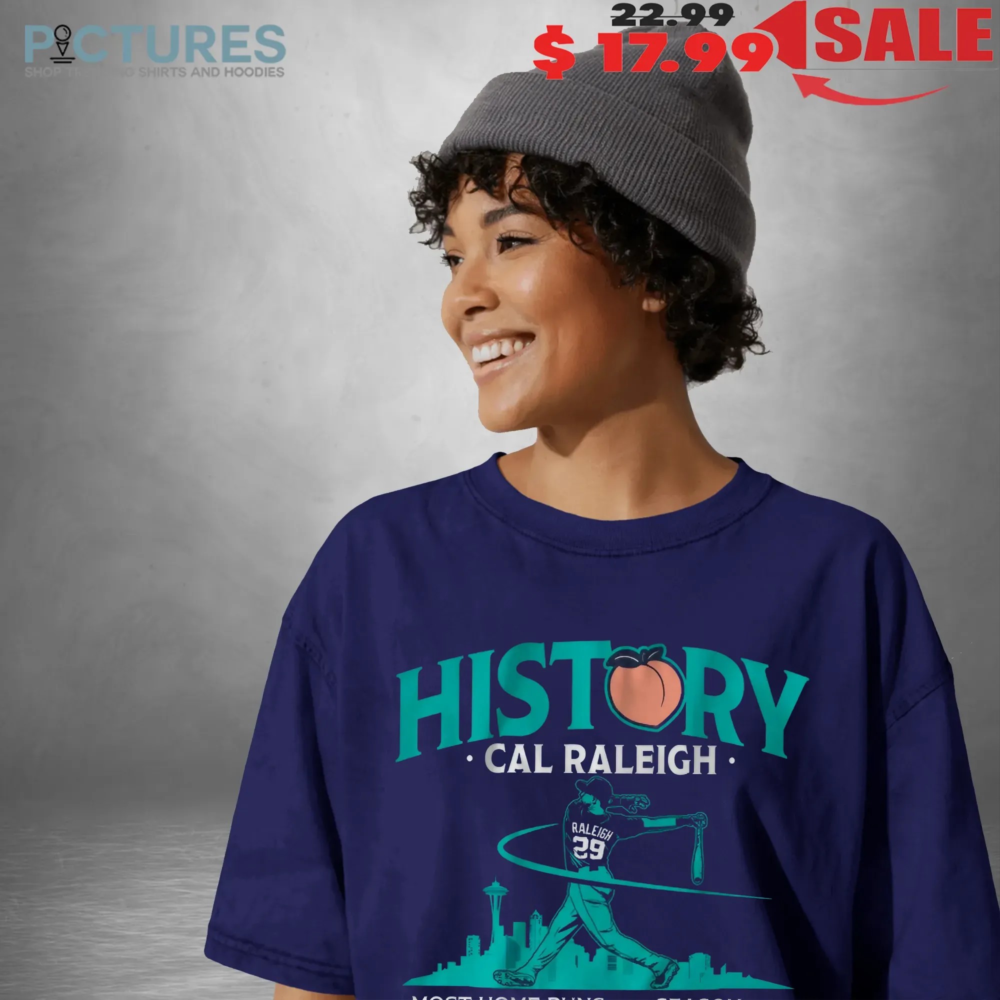 Cal Raleigh History For Big Dumper Most Home Runs In A Season For A Catcher A Switch-hitter And A Seattle Slugger T Shirt