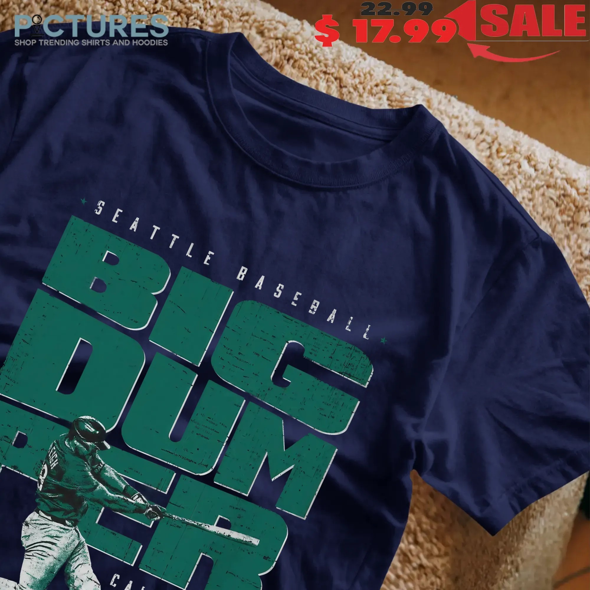 Cal Raleigh Seattle Big Dumper Super Star Pose Graphic T Shirt