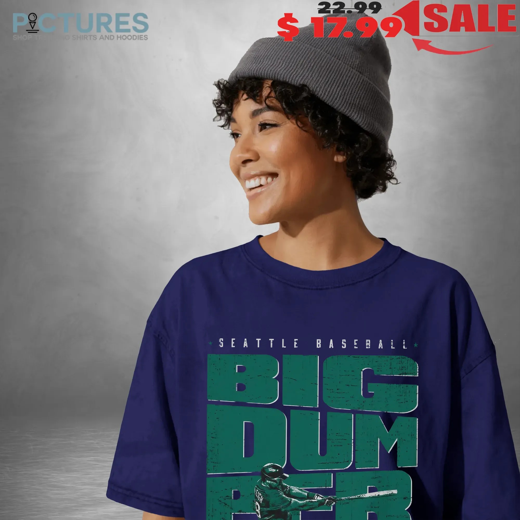 Cal Raleigh Seattle Big Dumper Super Star Pose Graphic T Shirt