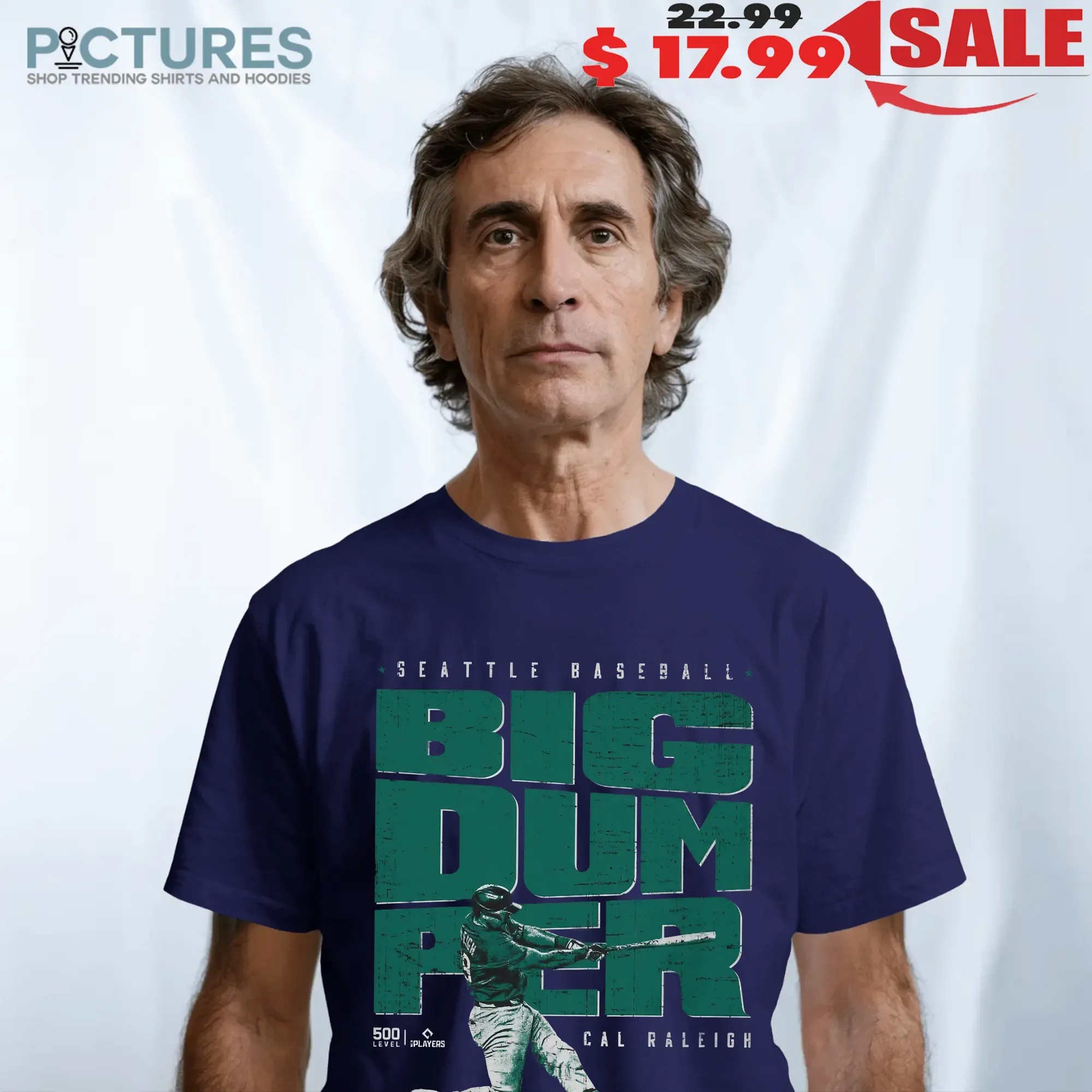 Cal Raleigh Seattle Big Dumper Super Star Pose Graphic T Shirt