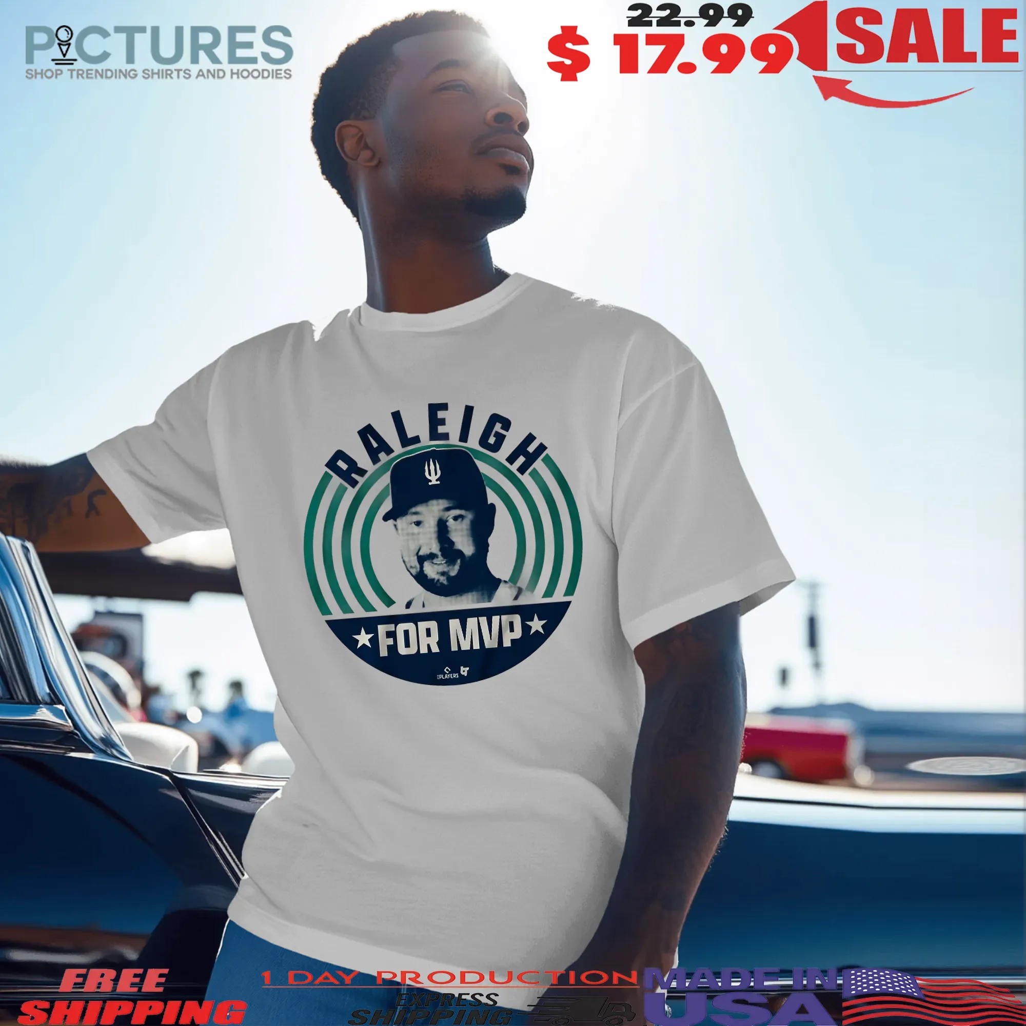 Cal Raleigh Seattle Mariners for MVP 2025 T Shirt