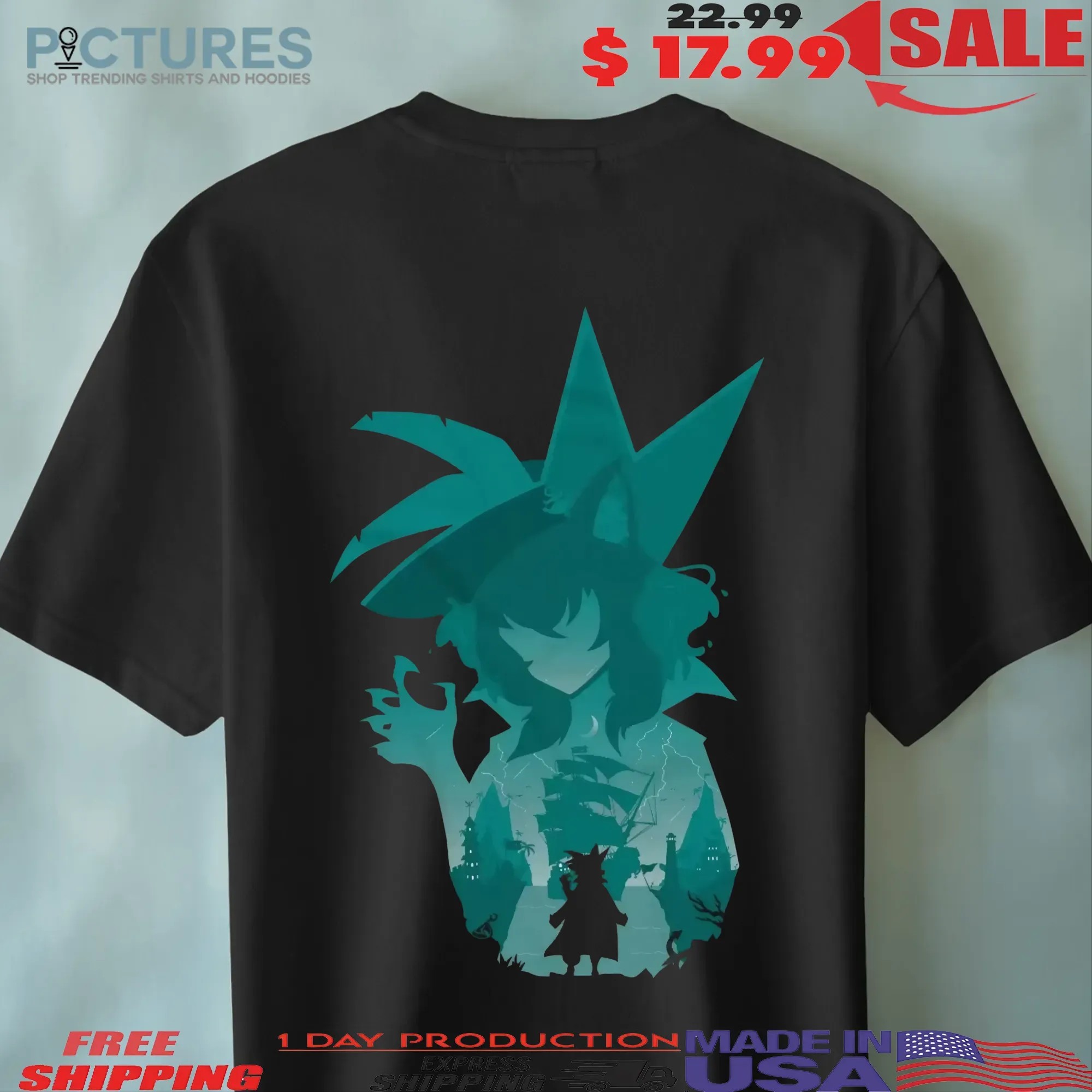 Captain Dandyfloss Silhouette T Shirt