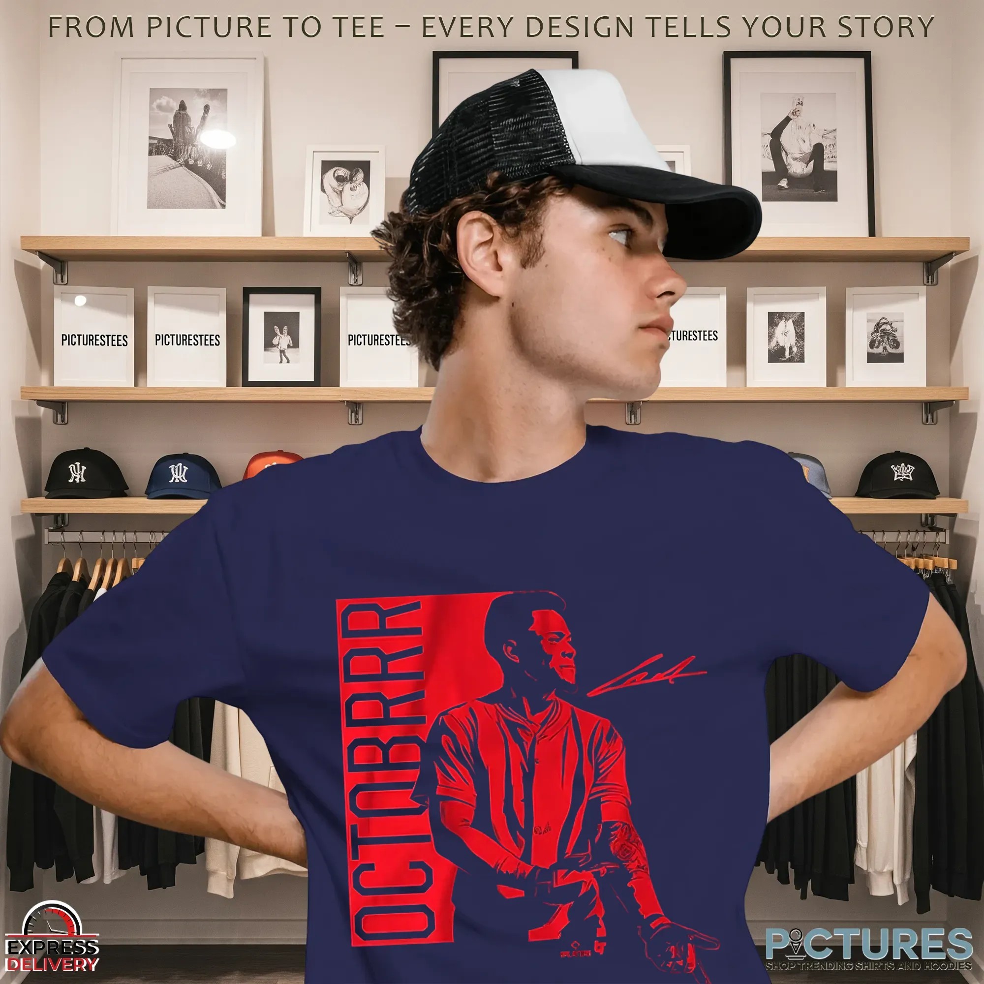Ceddanne Rafaela Boston Red Sox October Signature T Shirt