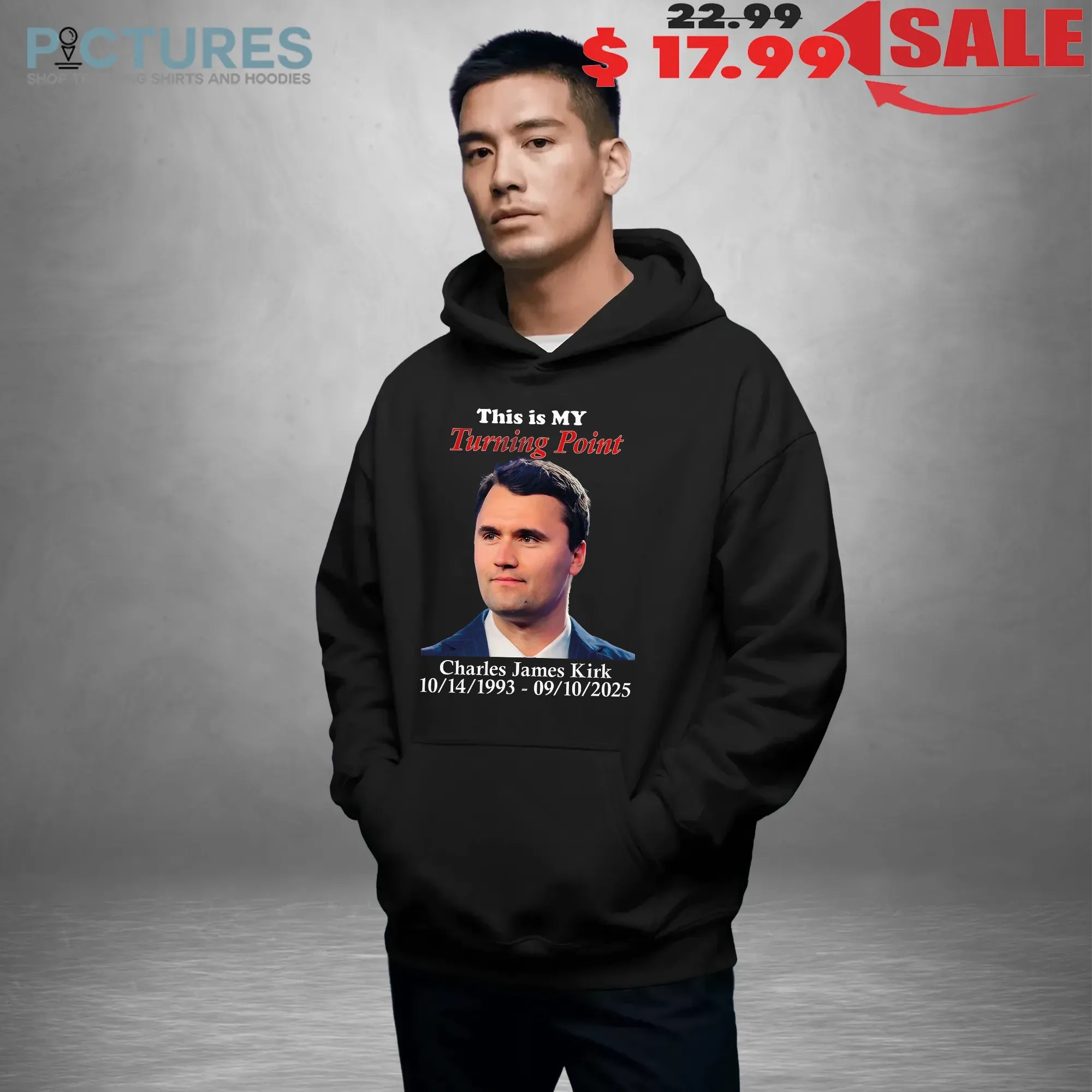 Charles James Kirk This Is The Turning Point Sep 10 2025 T Shirt