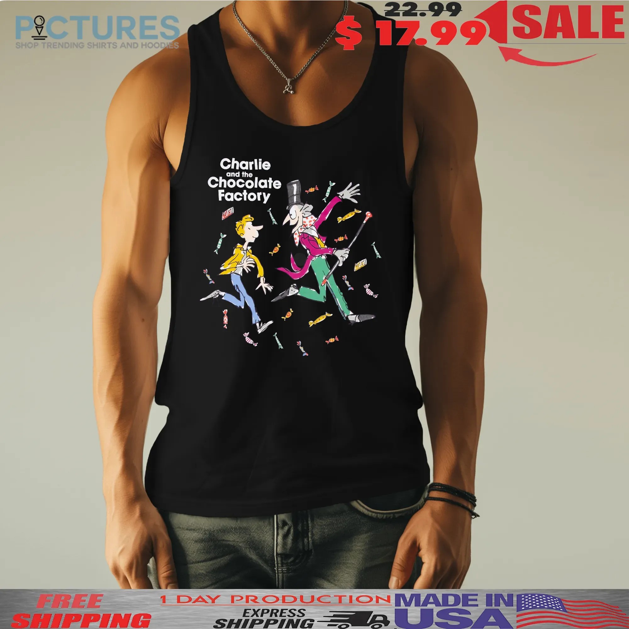 Charlie And The Chocolate Factory Magician With Chocolate T Shirt