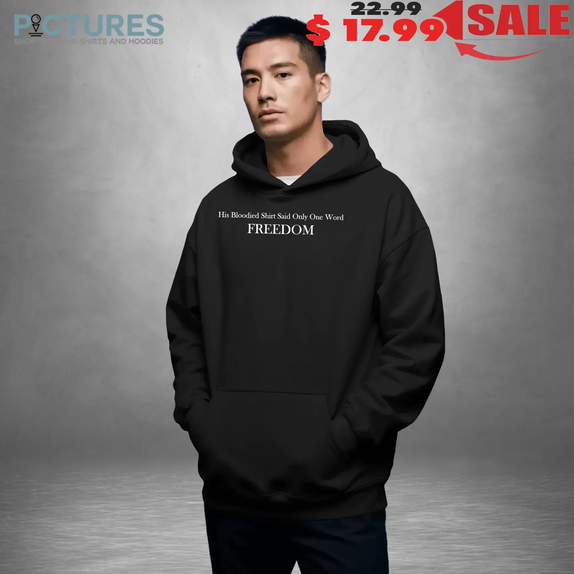 Charlie Kirk His Blooded Shirt Said Only One Word Freedom T Shirt