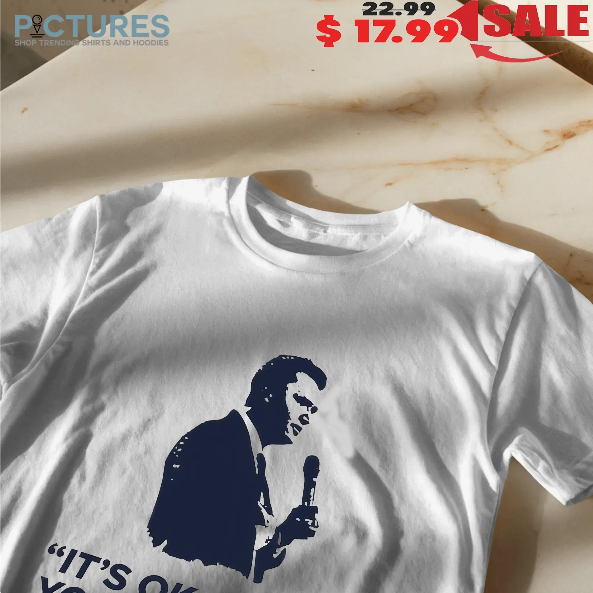 Charlie Kirk It's Ok To Love Your Country Memorial T Shirt