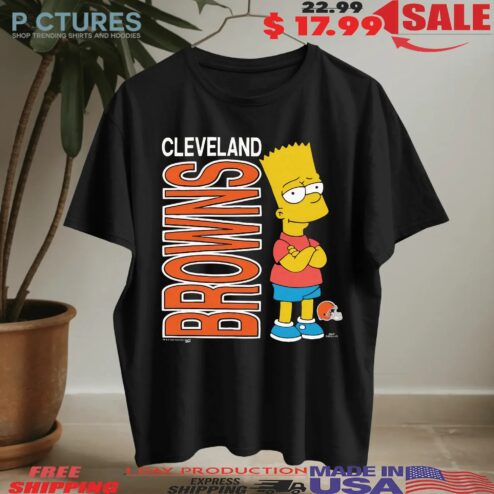 Cleveland Browns Football The Simpsons Parody T Shirt