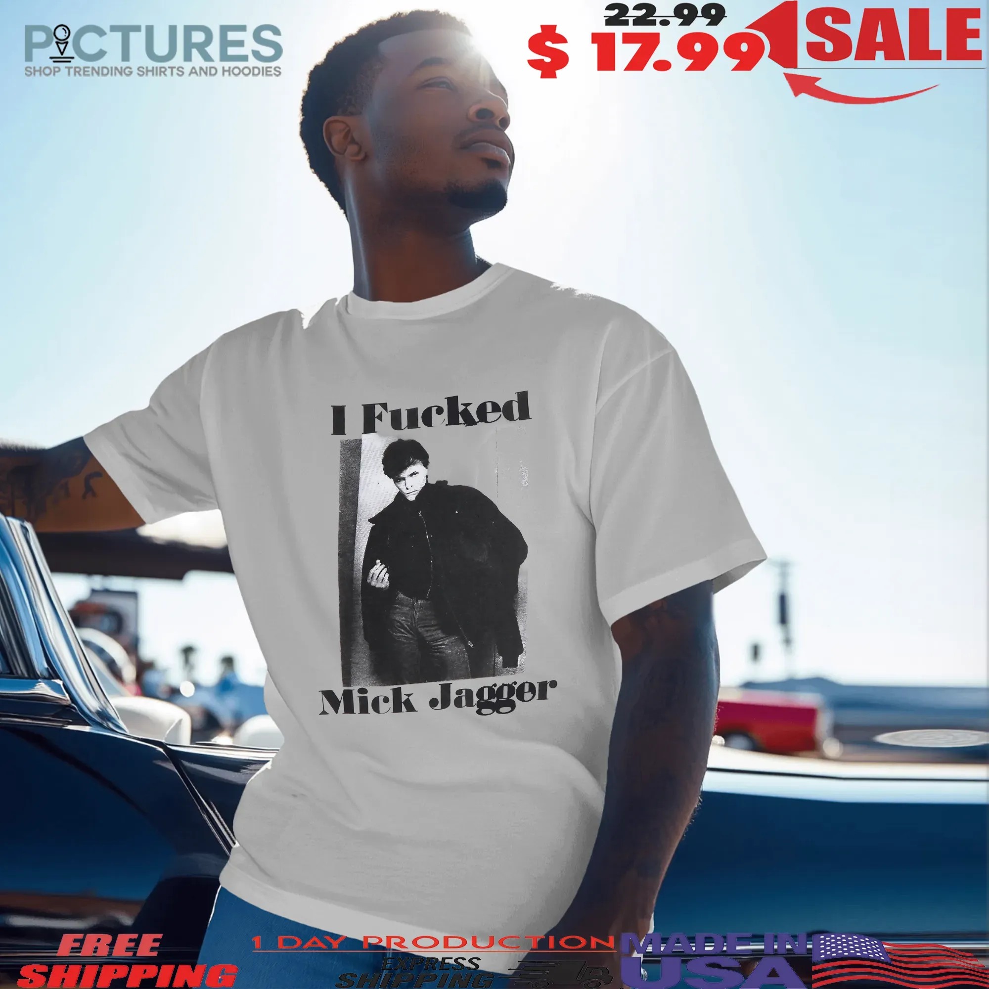 David Bowie Fucked Mick Jagger T Shirt