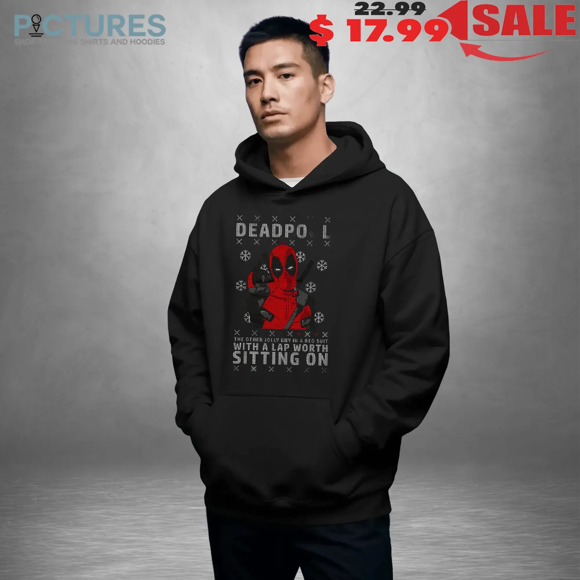 Deadpool The Others Jolly Guy In A Red Suit With A Lap Worth Sitting On Christmas T Shirt