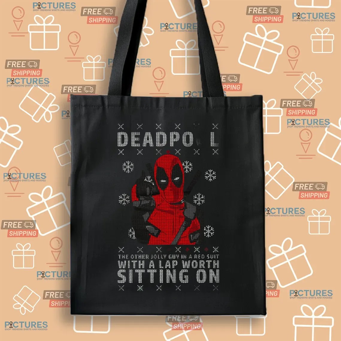 Deadpool The Others Jolly Guy In A Red Suit With A Lap Worth Sitting On Christmas T Shirt
