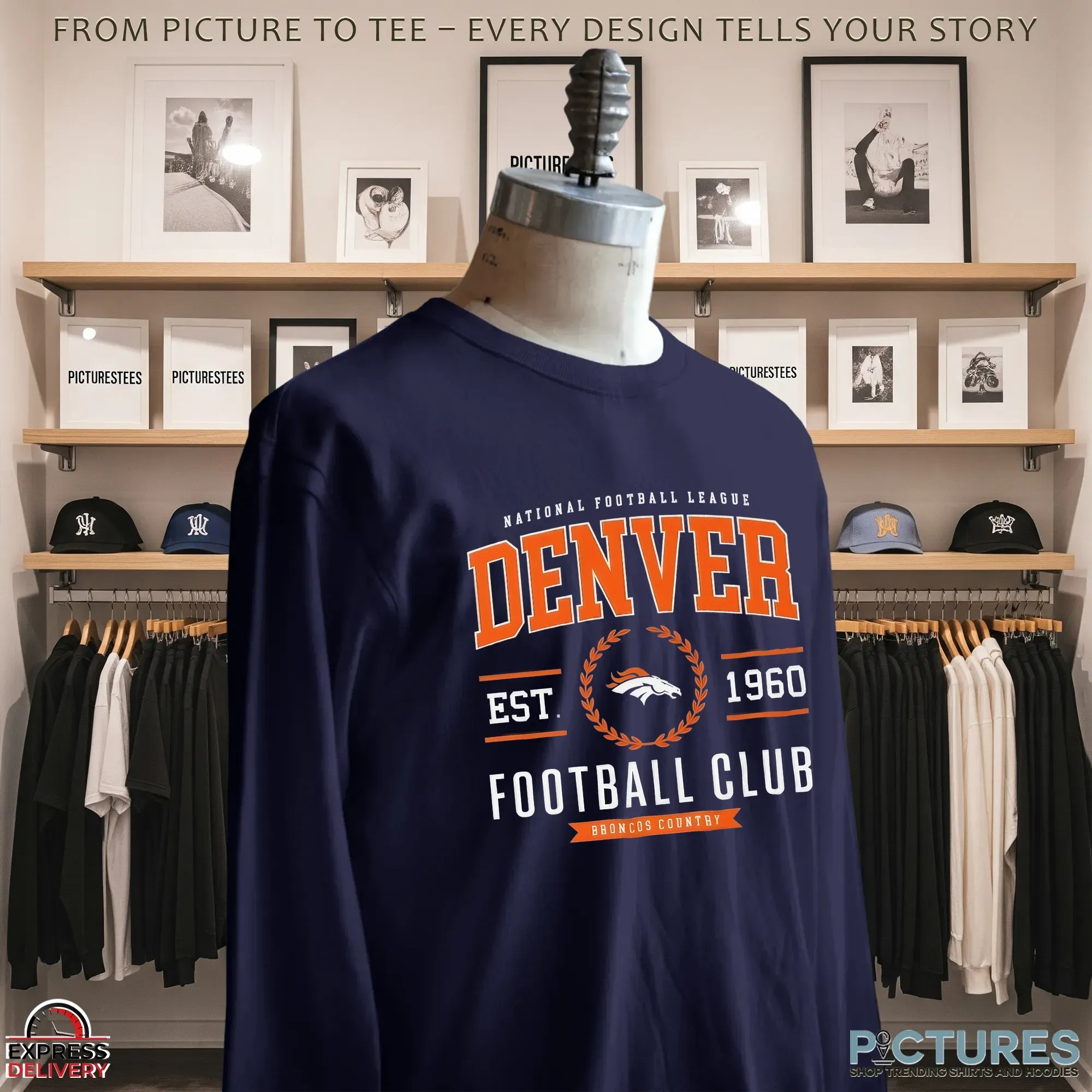 Denver Broncos Football Club National Football League Est 1960 Broncos Country T Shirt