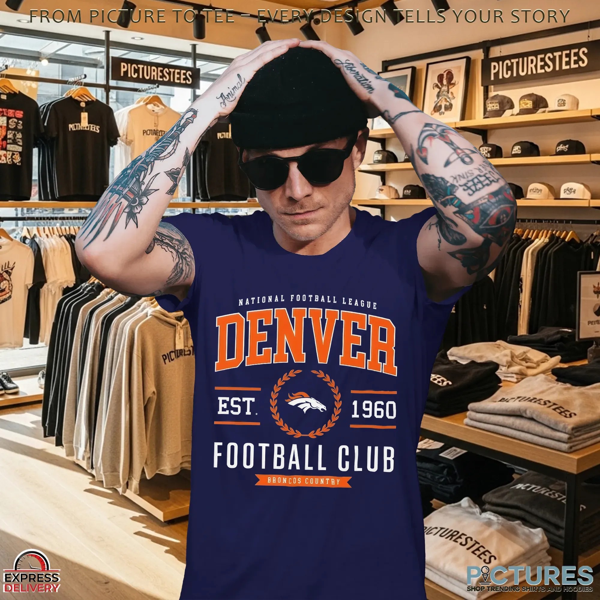 Denver Broncos Football Club National Football League Est 1960 Broncos Country T Shirt