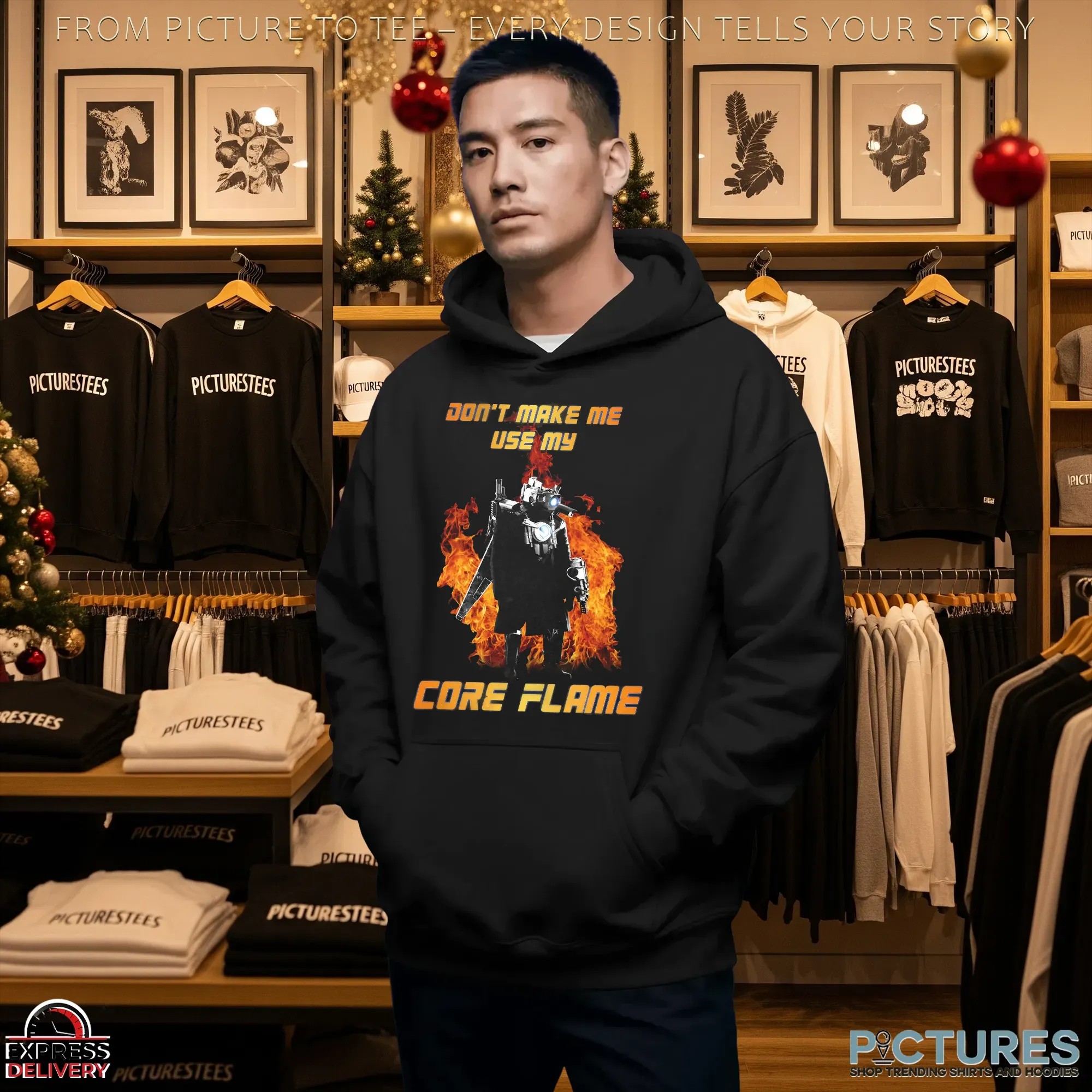 Don't Make Me Use My Core Flame T Shirt