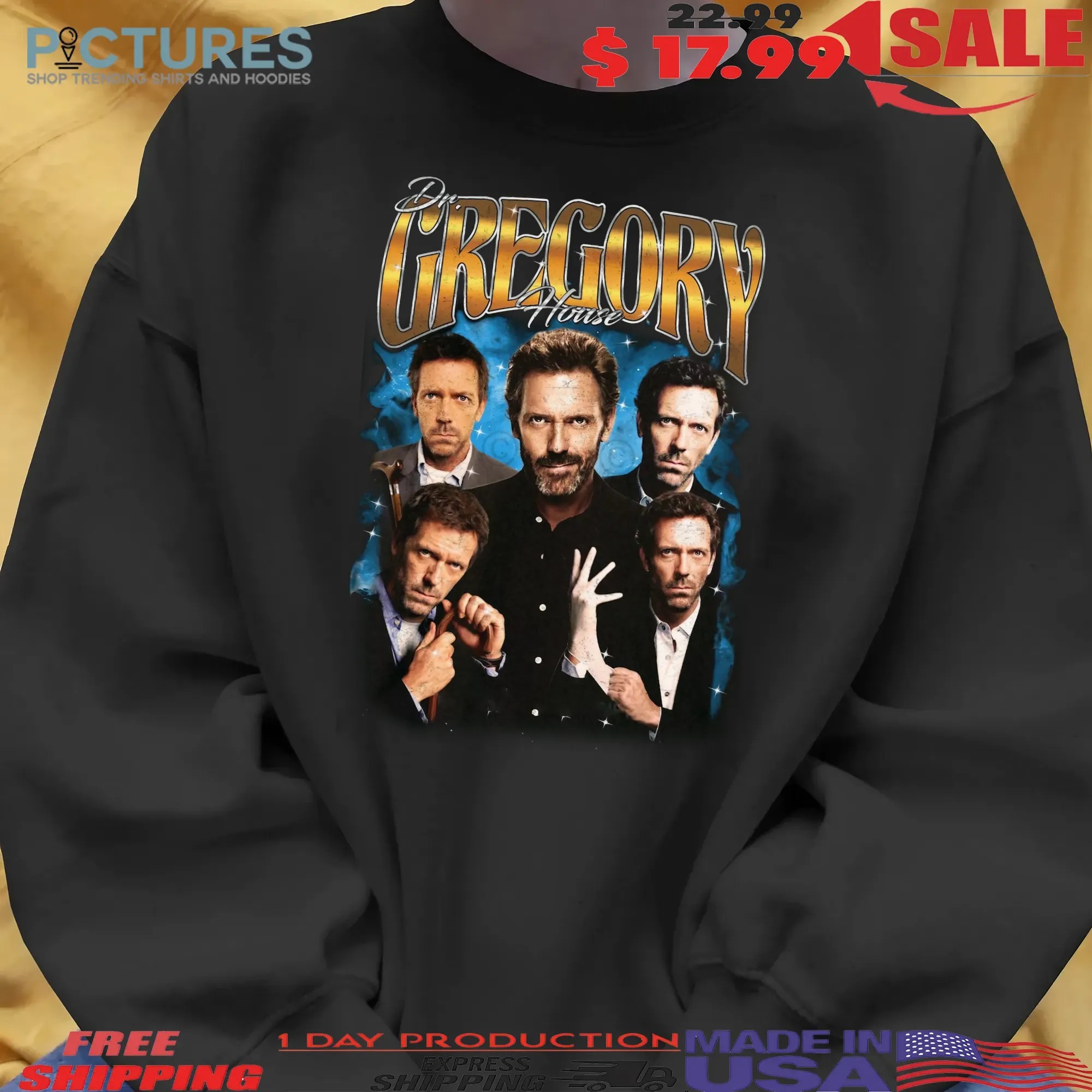 Dr Gregory House Vintage Bootleg T Shirt