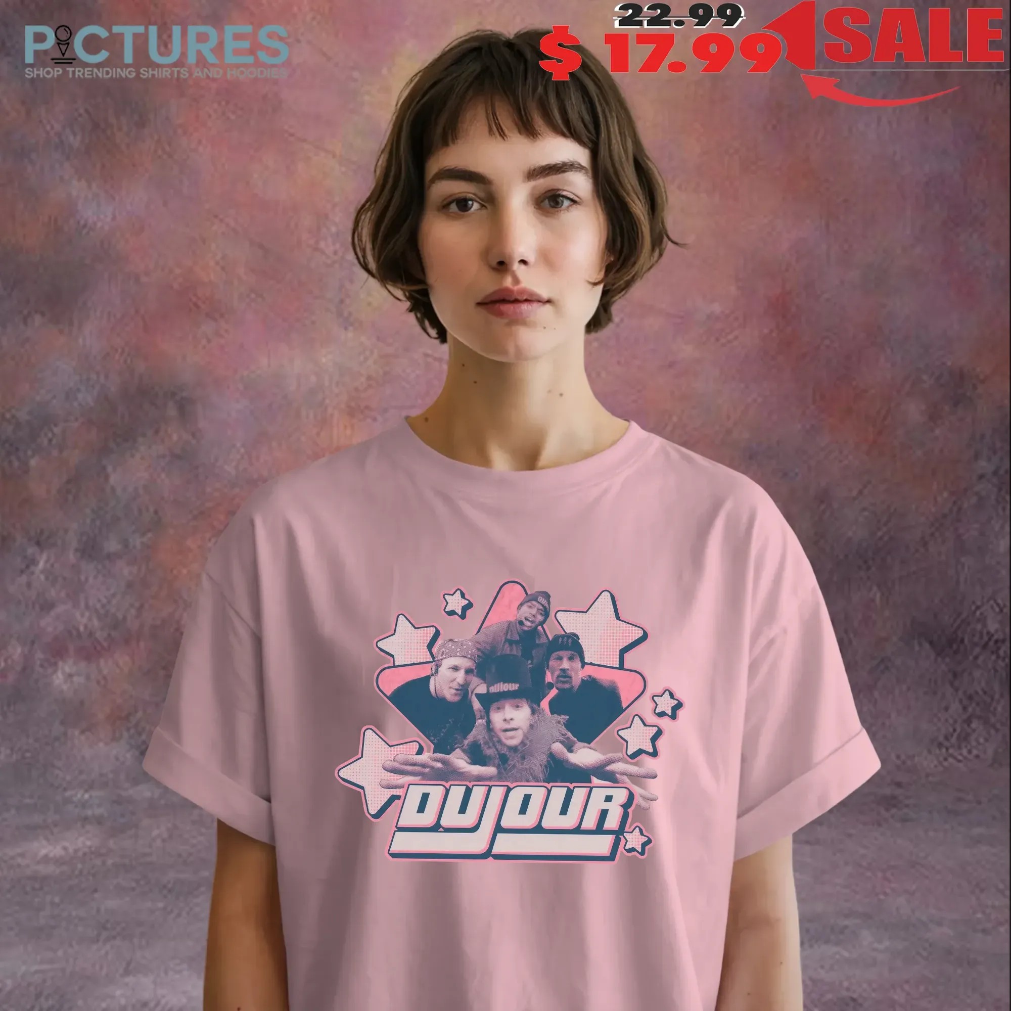 DuJour Josie and the Pussycats Retro 2000s Boy Band Graphic T Shirt