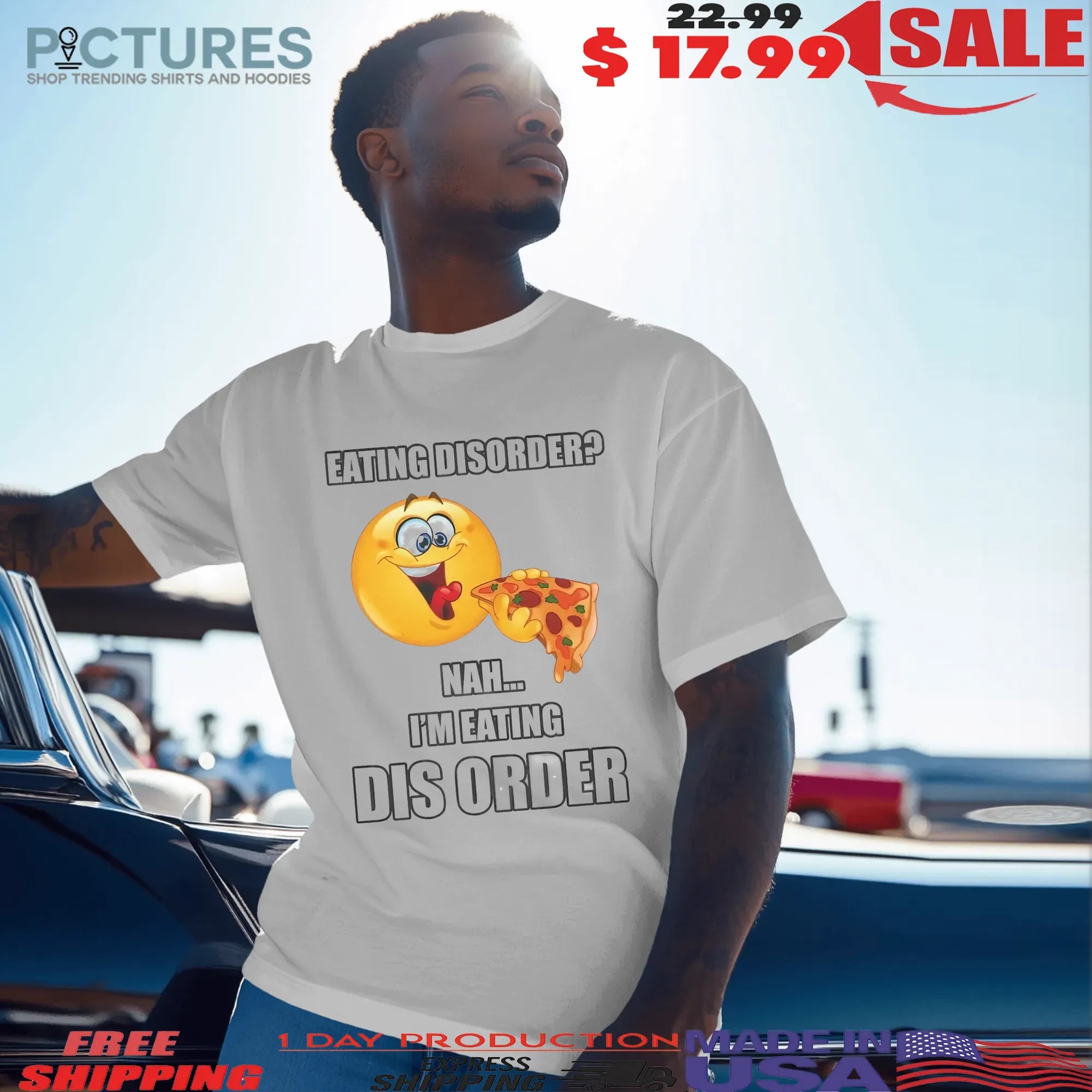 Eating Disorder Nah I'm Eating Pizza Dis Order T Shirt